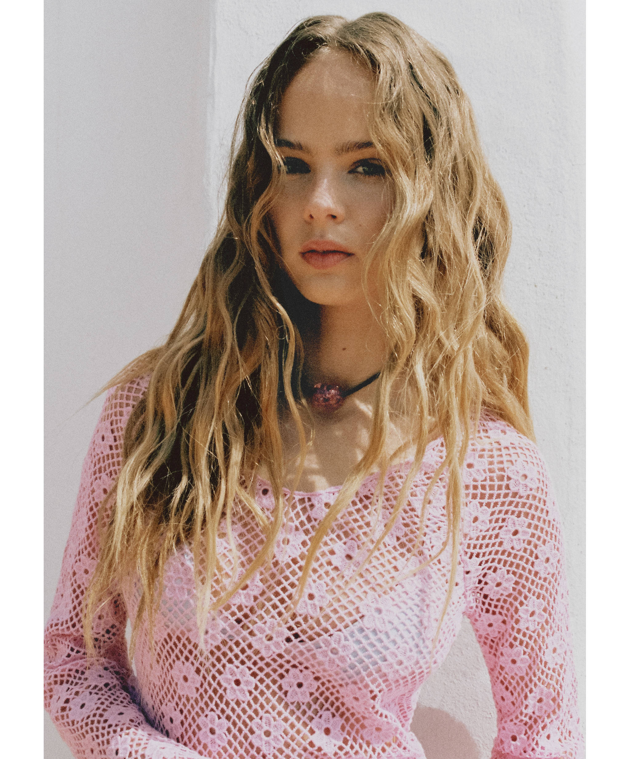 Beaded cord necklace - General plane