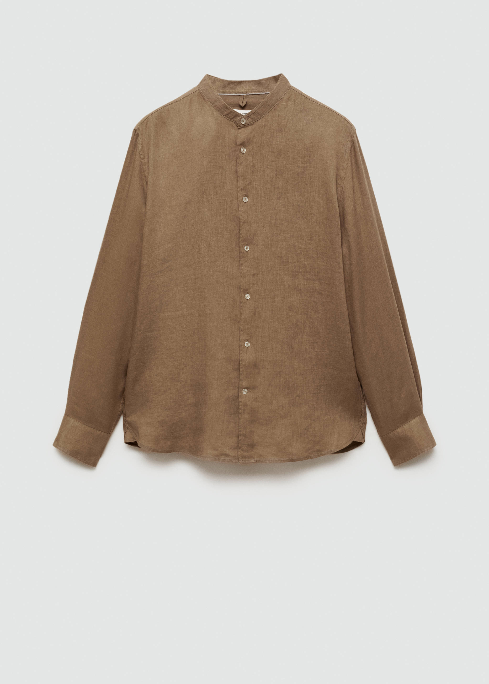 100% linen Mao collar shirt - Article without model