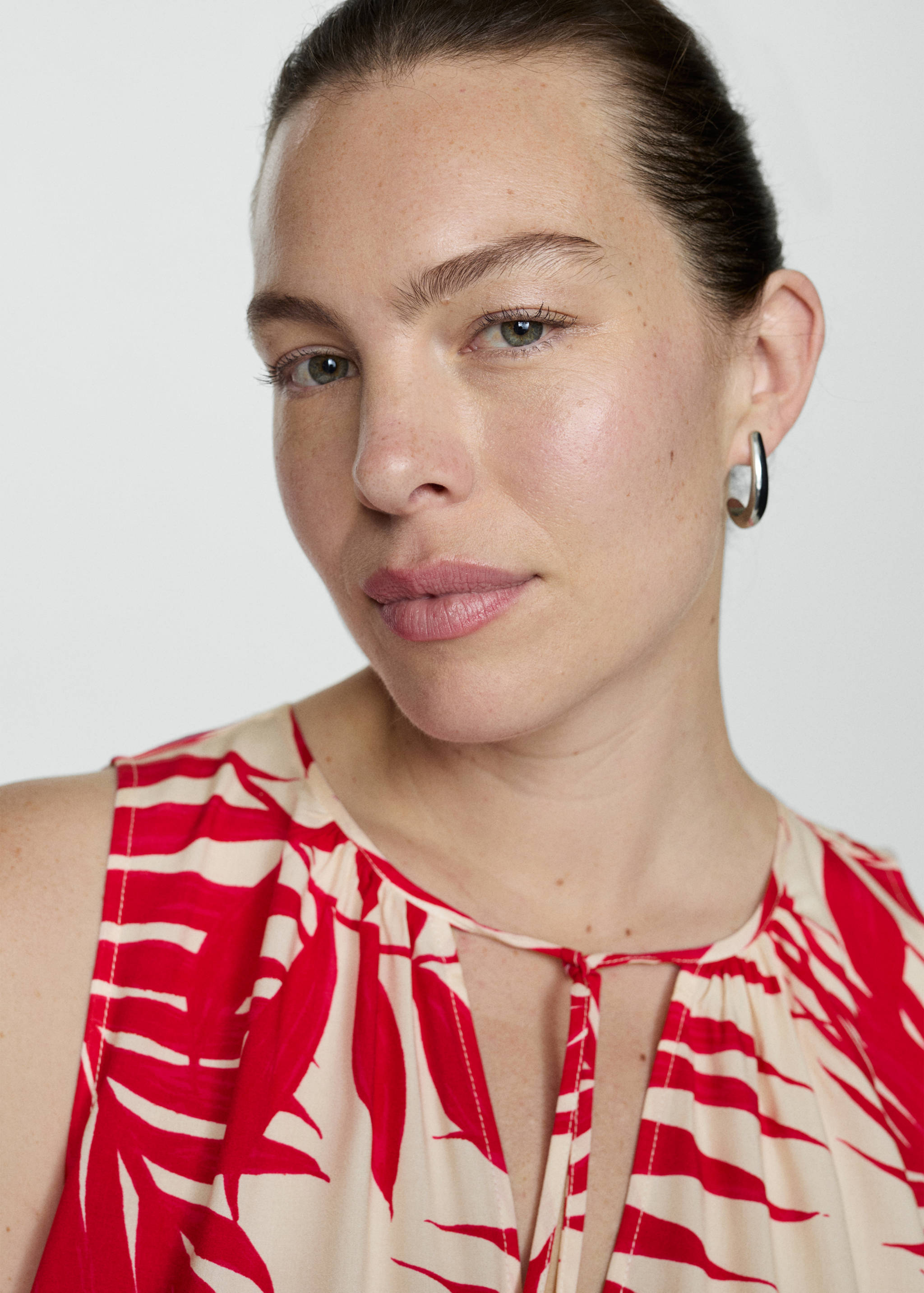 Bow printed dress - Details of the article 4