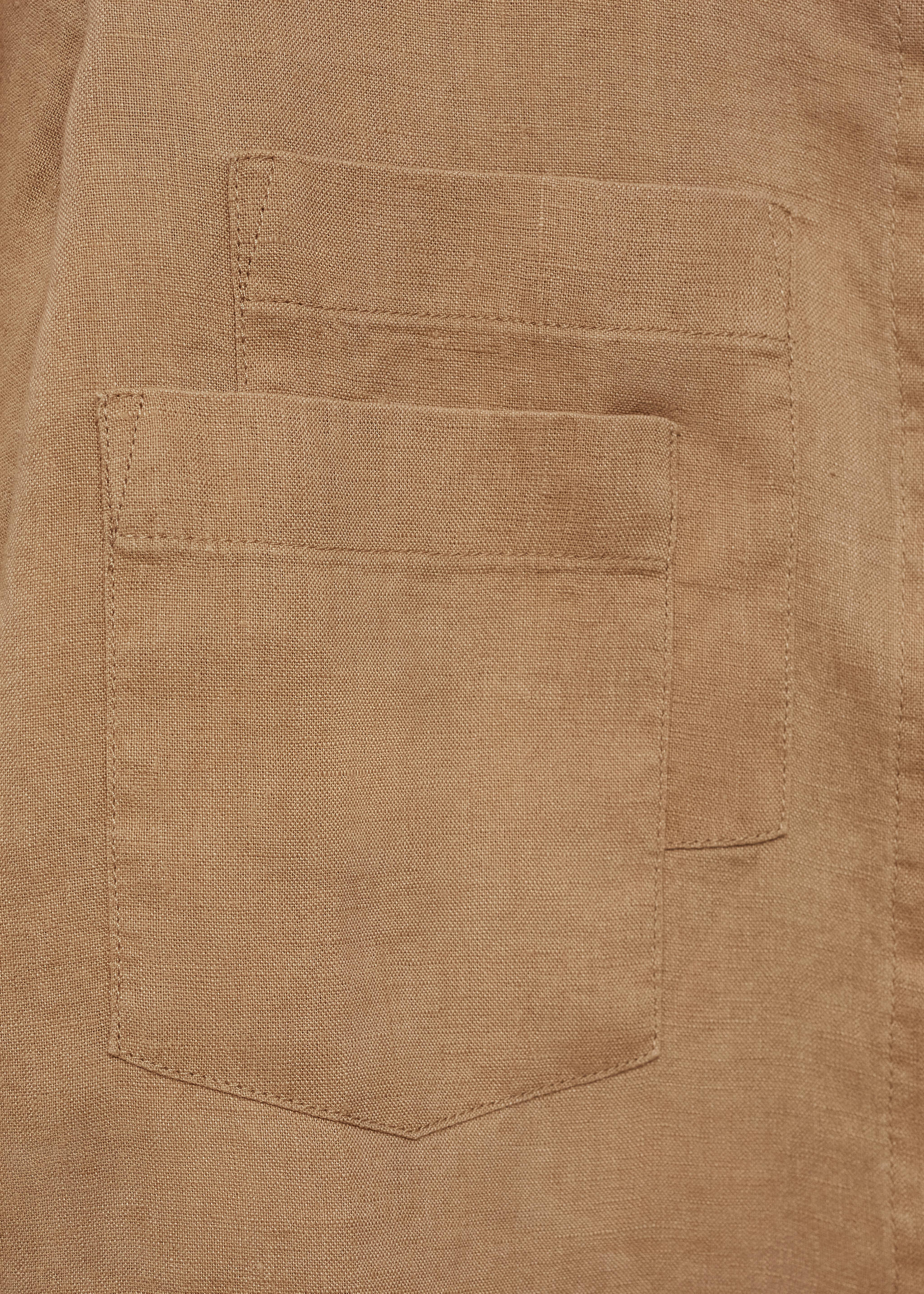 Chemise crop lin - Détail de l'article 0