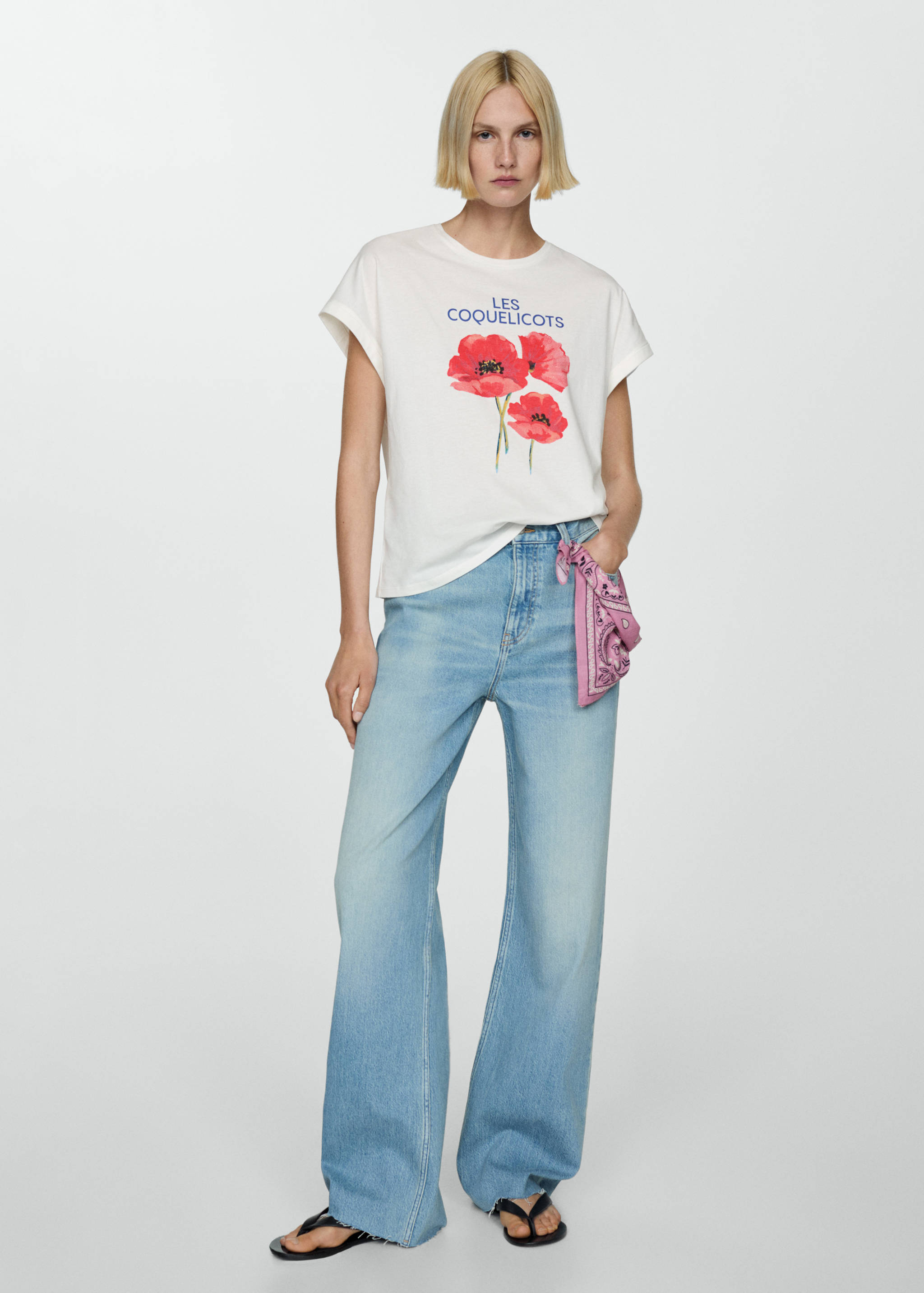 T-shirt coton imprimé - Plan général