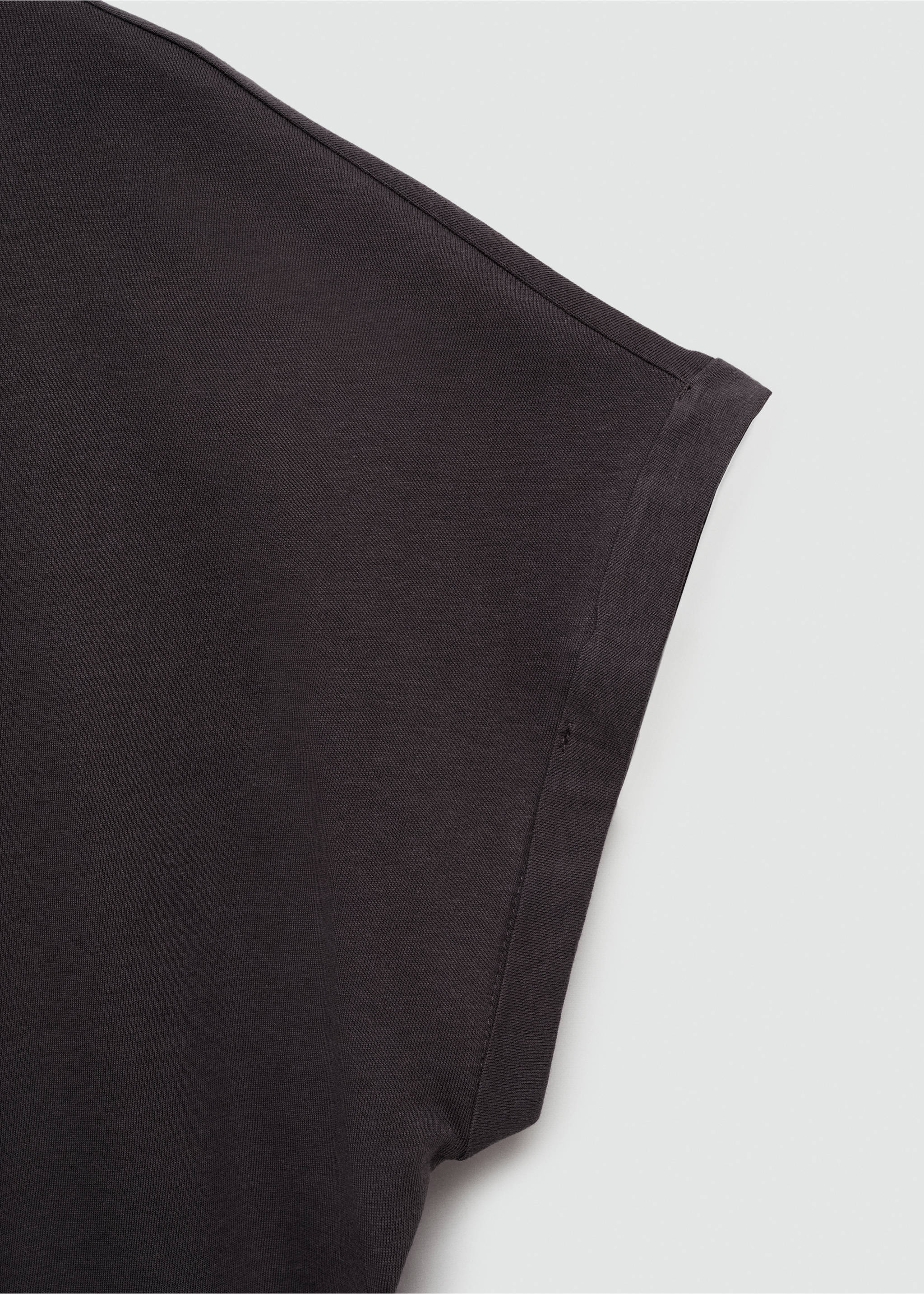 Camiseta estampada algodón - Detalle del artículo 0, Gris antracita. Ref: 77010352-00.