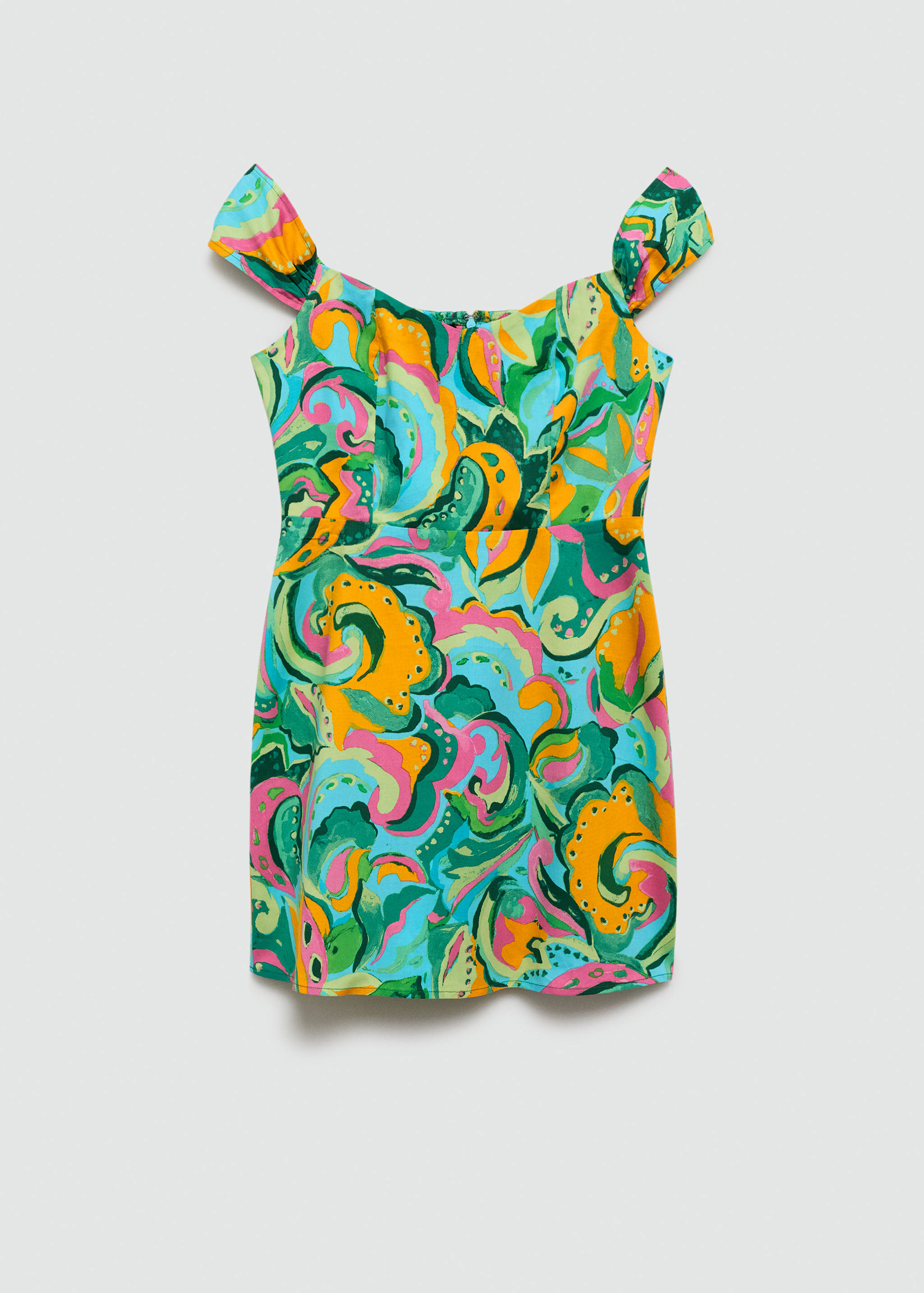 Vestido estampado corto - Artículo sin modelo