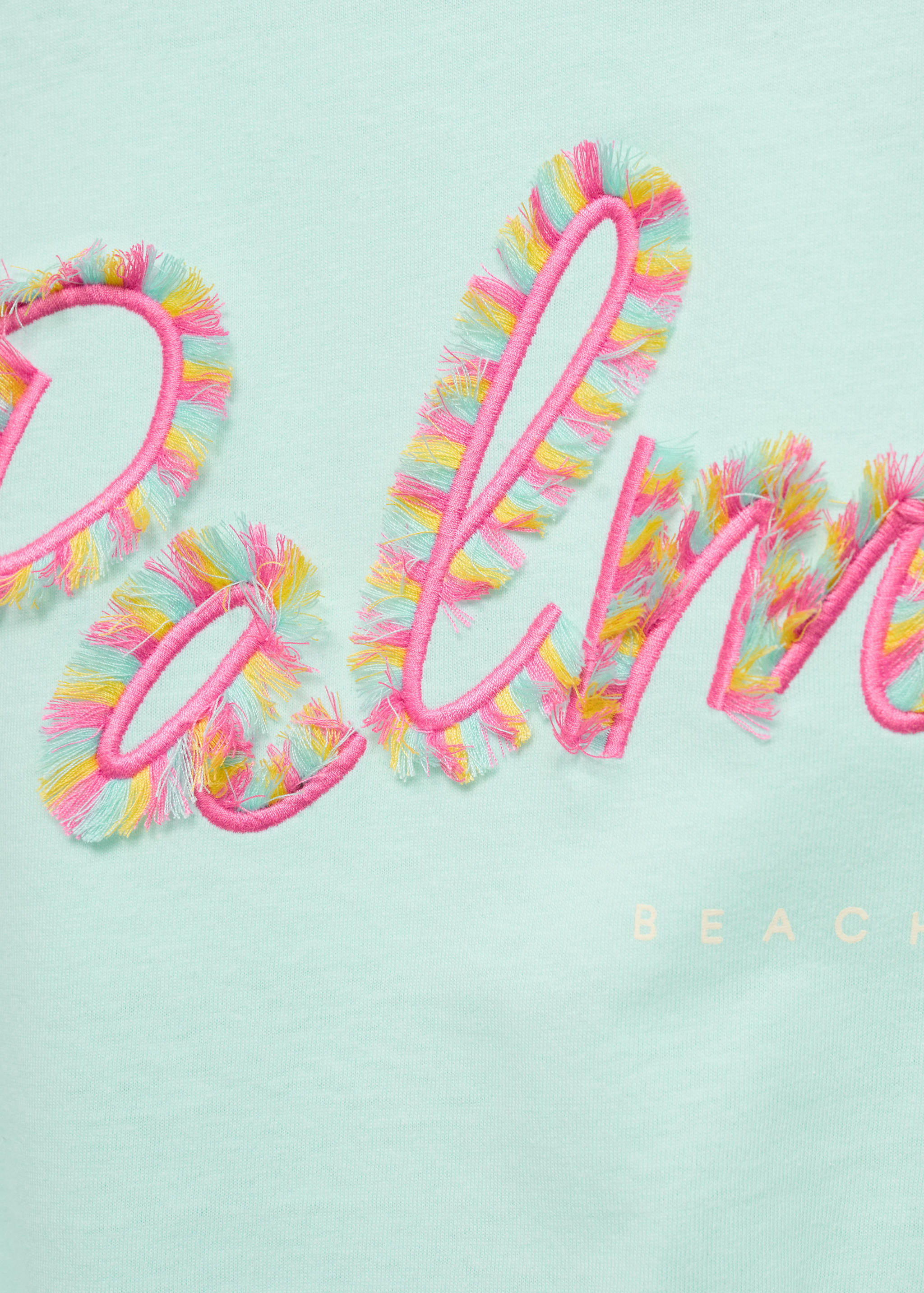 تي شيرت بثنايا مطرزة - تفاصيل المنتج 0