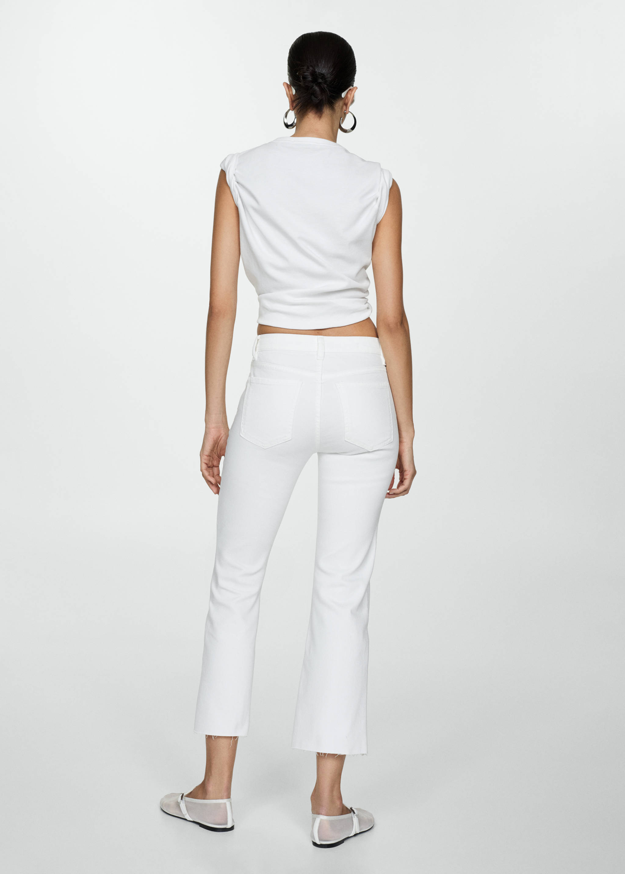 Sienna flared cropped jeans - Reverse of the article