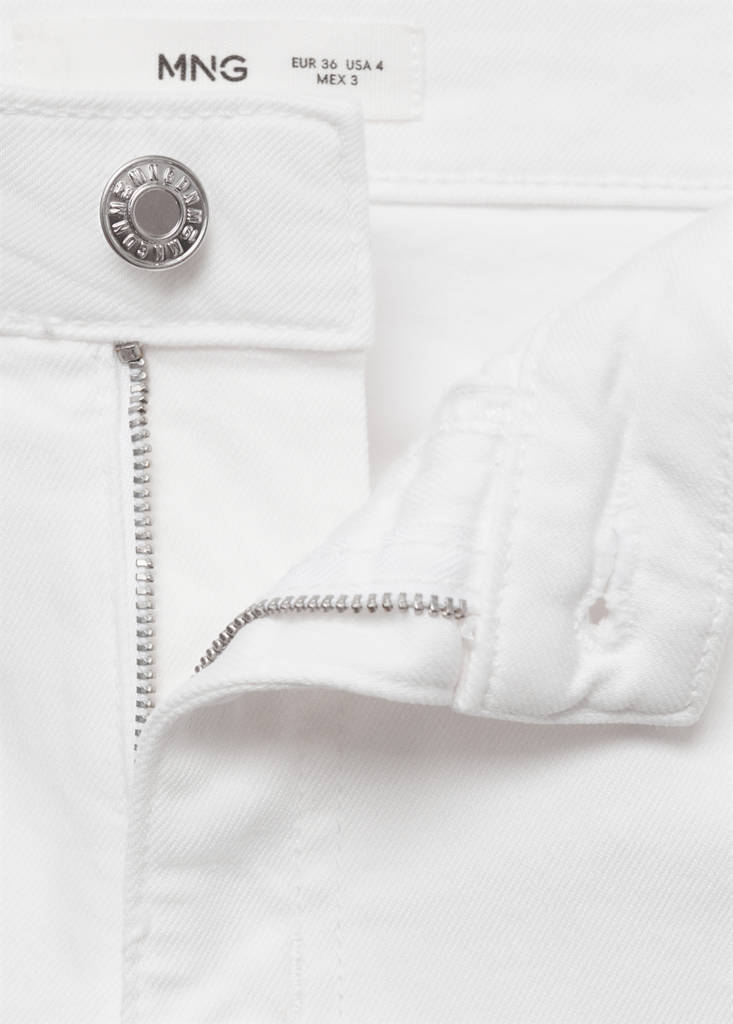 Sienna flared cropped jeans — White
