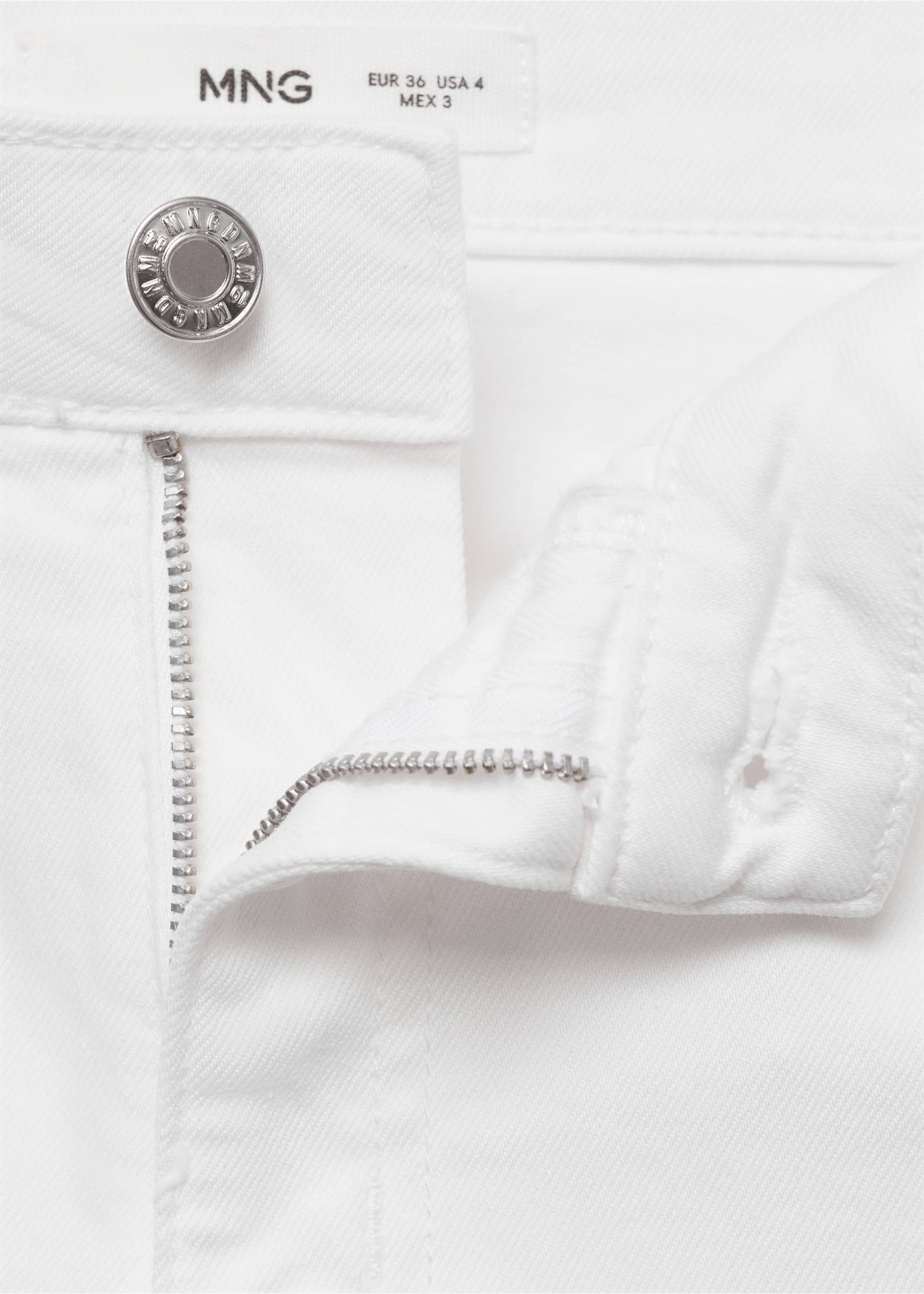 Jeans Sienna flare crop - Detalle del artículo 8, Blanco. Ref: 77010360-00.