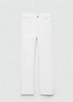 Sienna flared cropped jeans — White 6