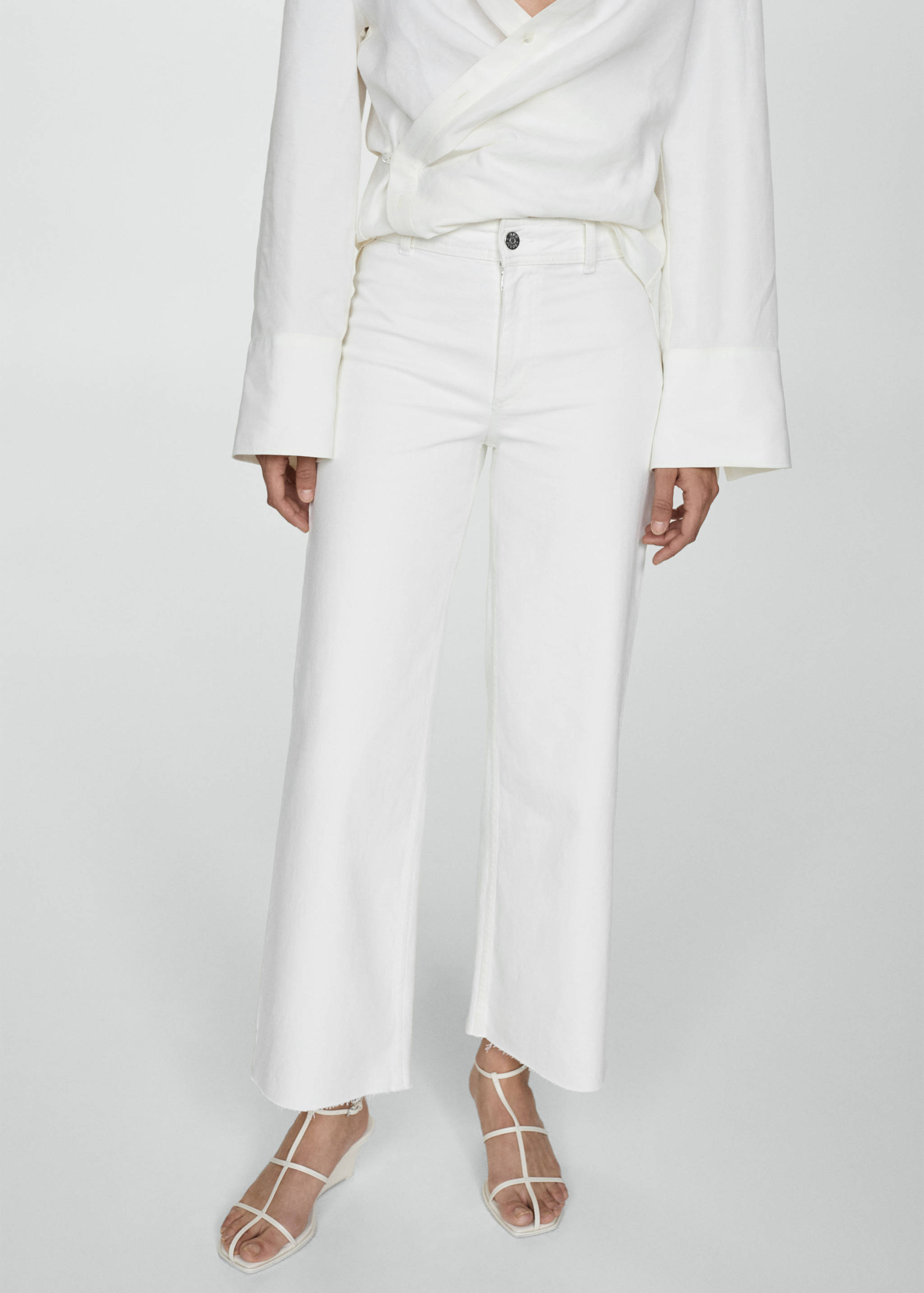 Catherin culotte high-rise jeans - Medium plane