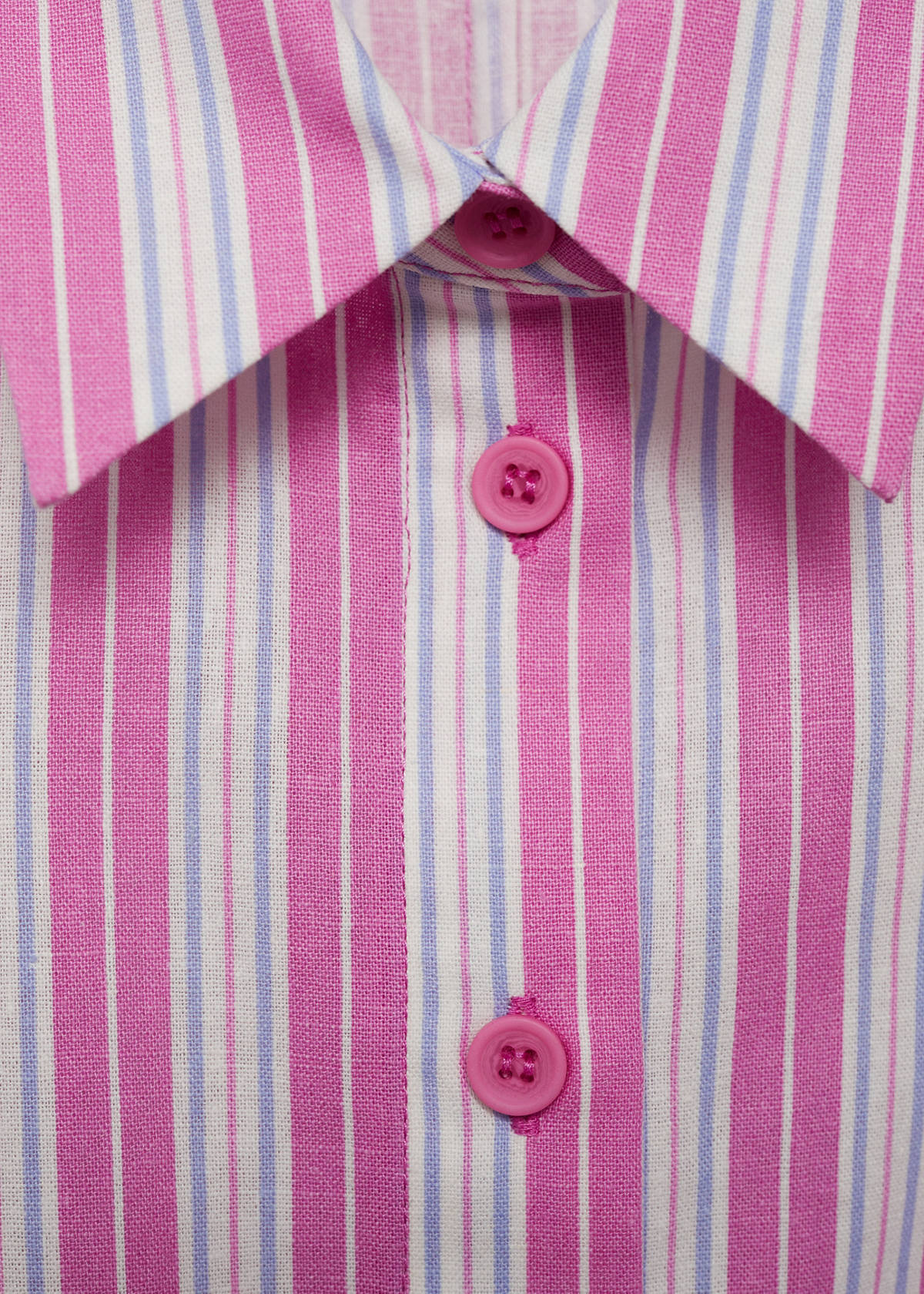 Wrap shirt dress — Pink