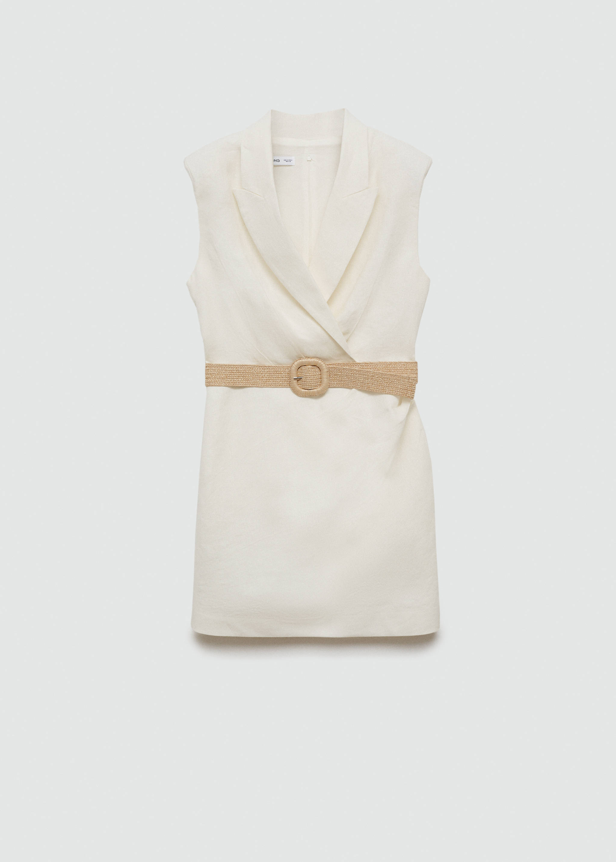 Robe lin ceinture - Article sans modèle