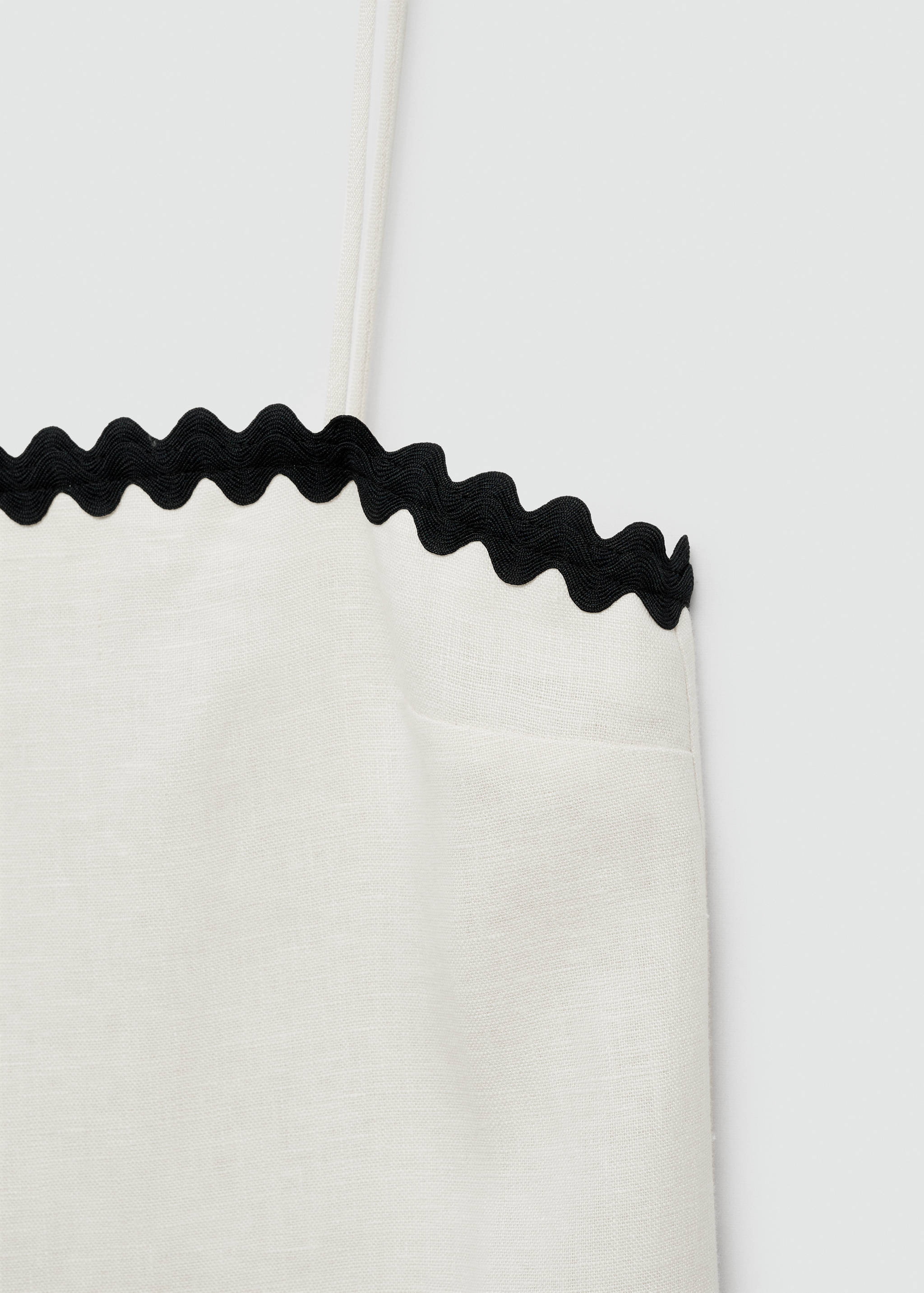 Robe lin détails contrastés - Détail de l'article 8