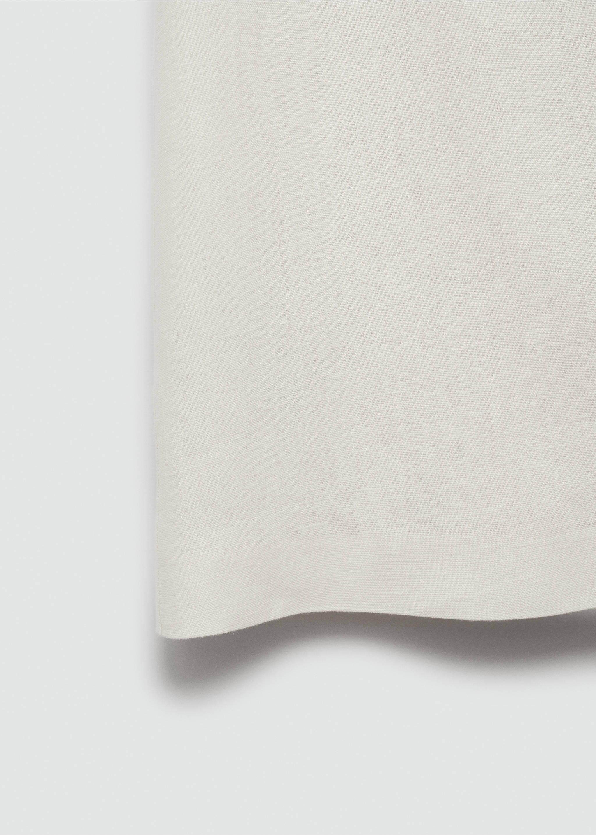 Robe lin détails contrastés - Détail de l'article 0, Sable. Ref: 77010365-00.