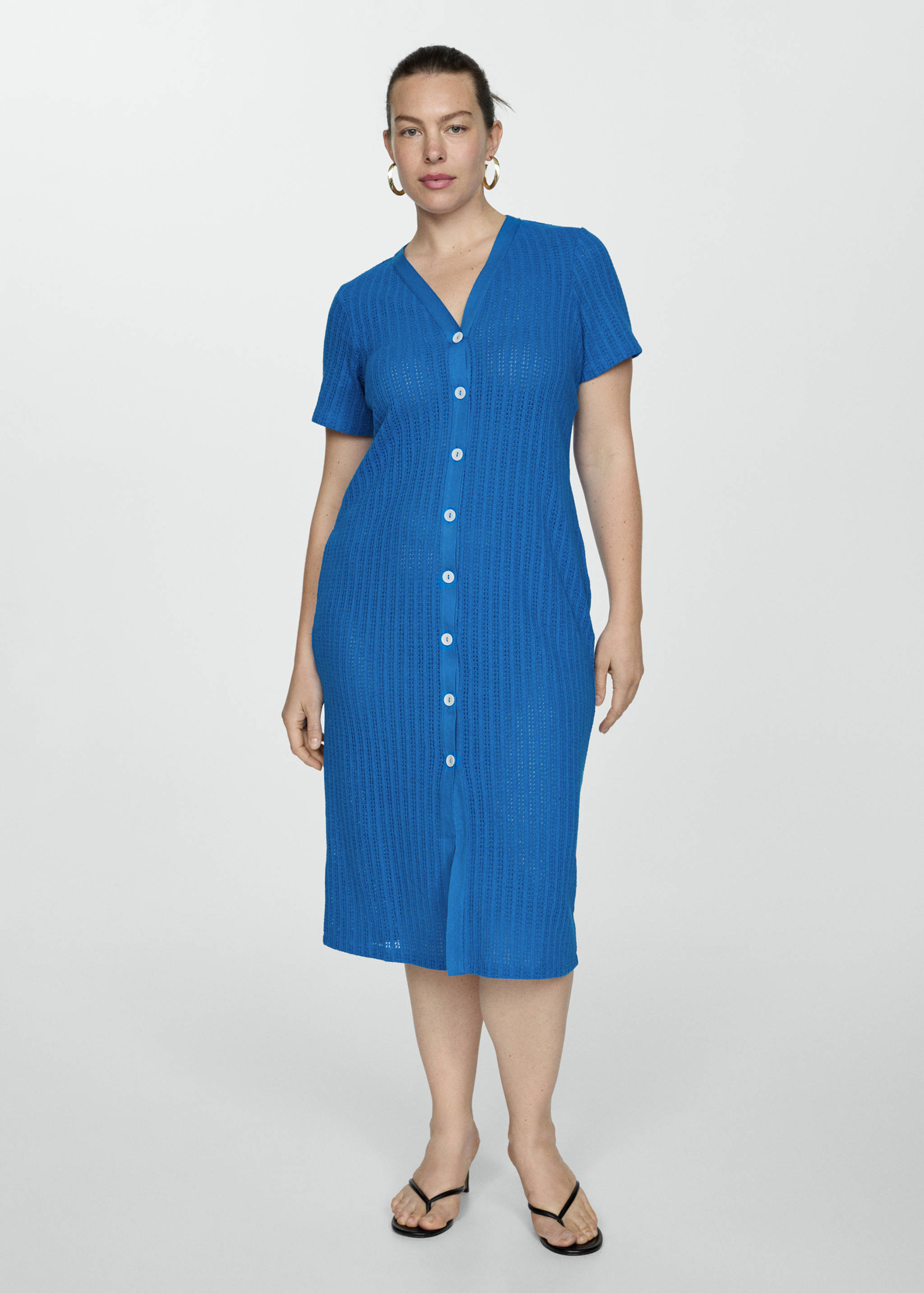 Button crochet dress - Details of the article 3