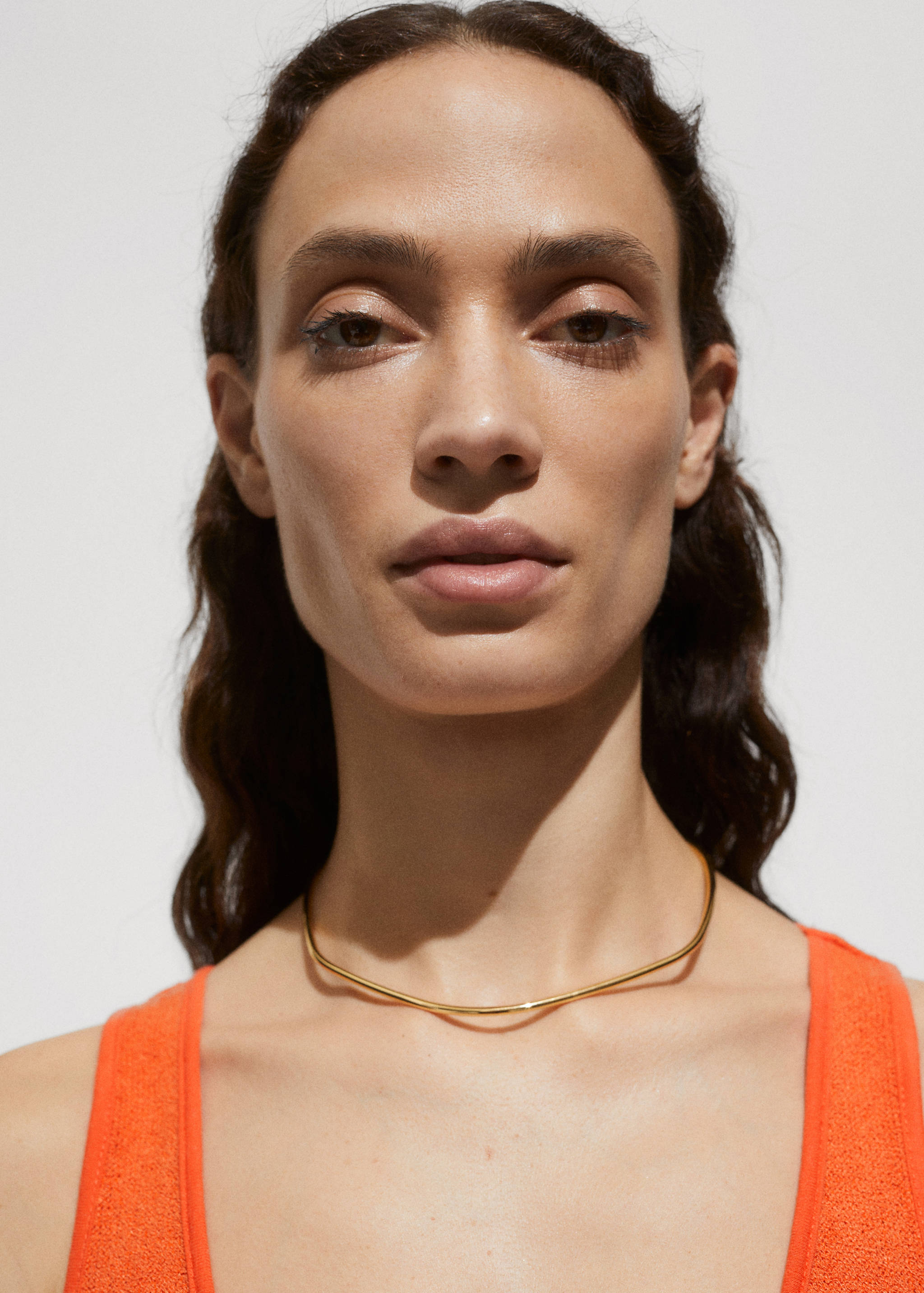 Cross-back knitted dress - Details of the article 1