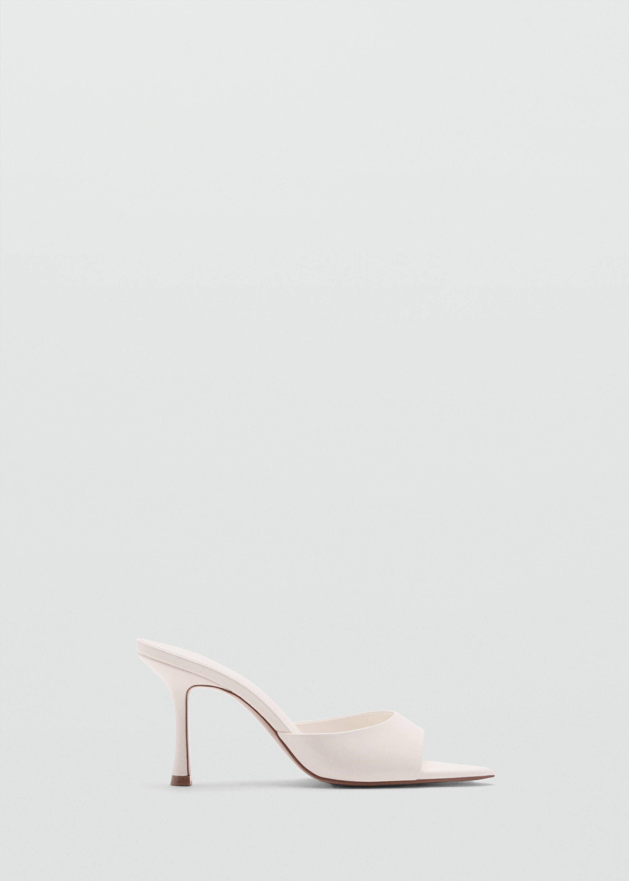 Metallic-effect heeled sandals - Article without model