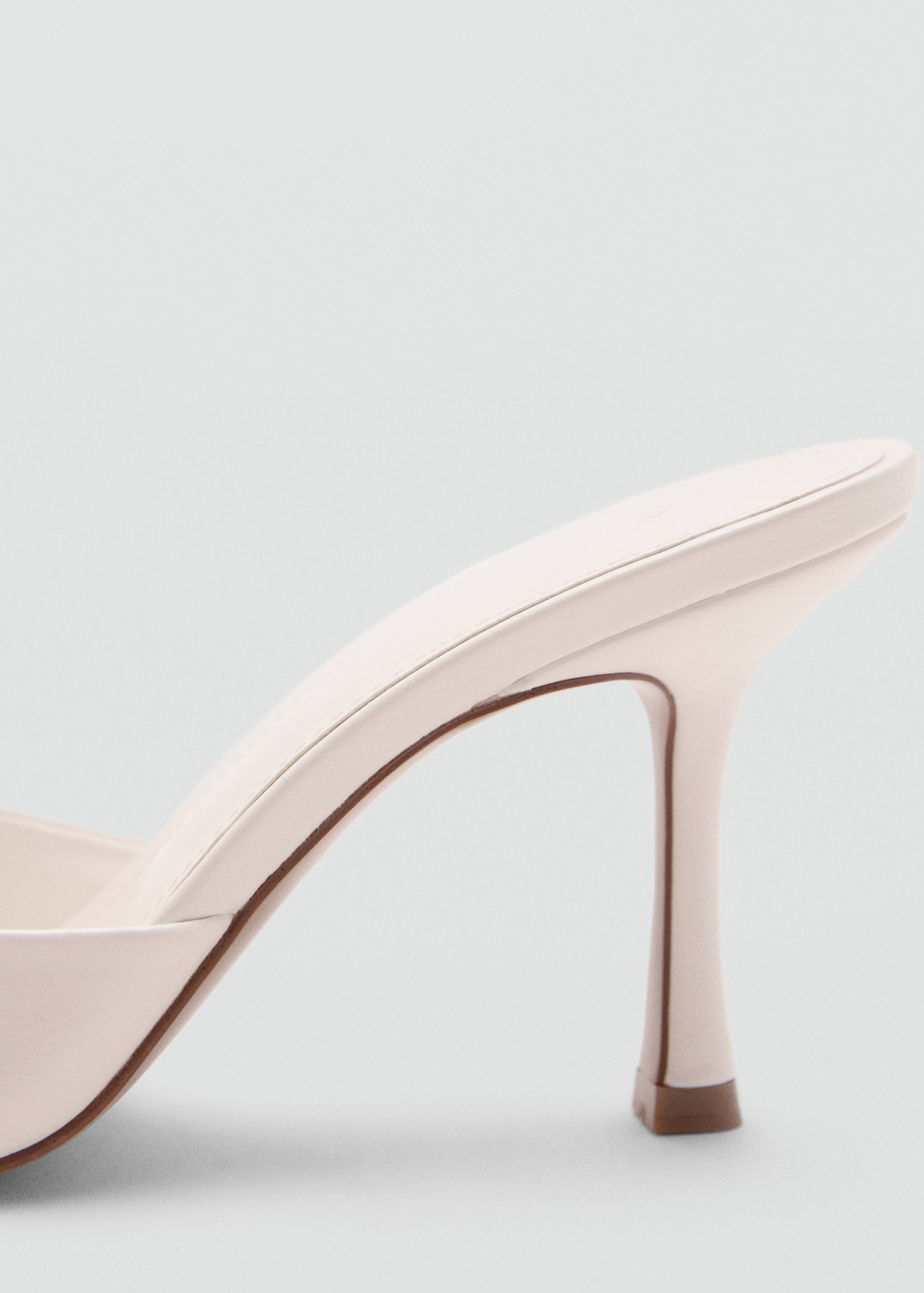 Metallic-effect heeled sandals - Details of the article 1