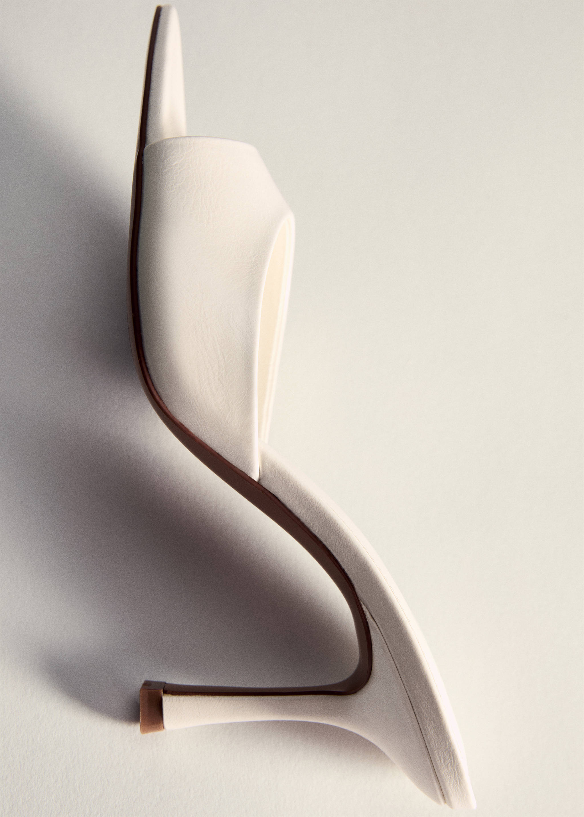 Metallic-effect heeled sandals - Details of the article 5