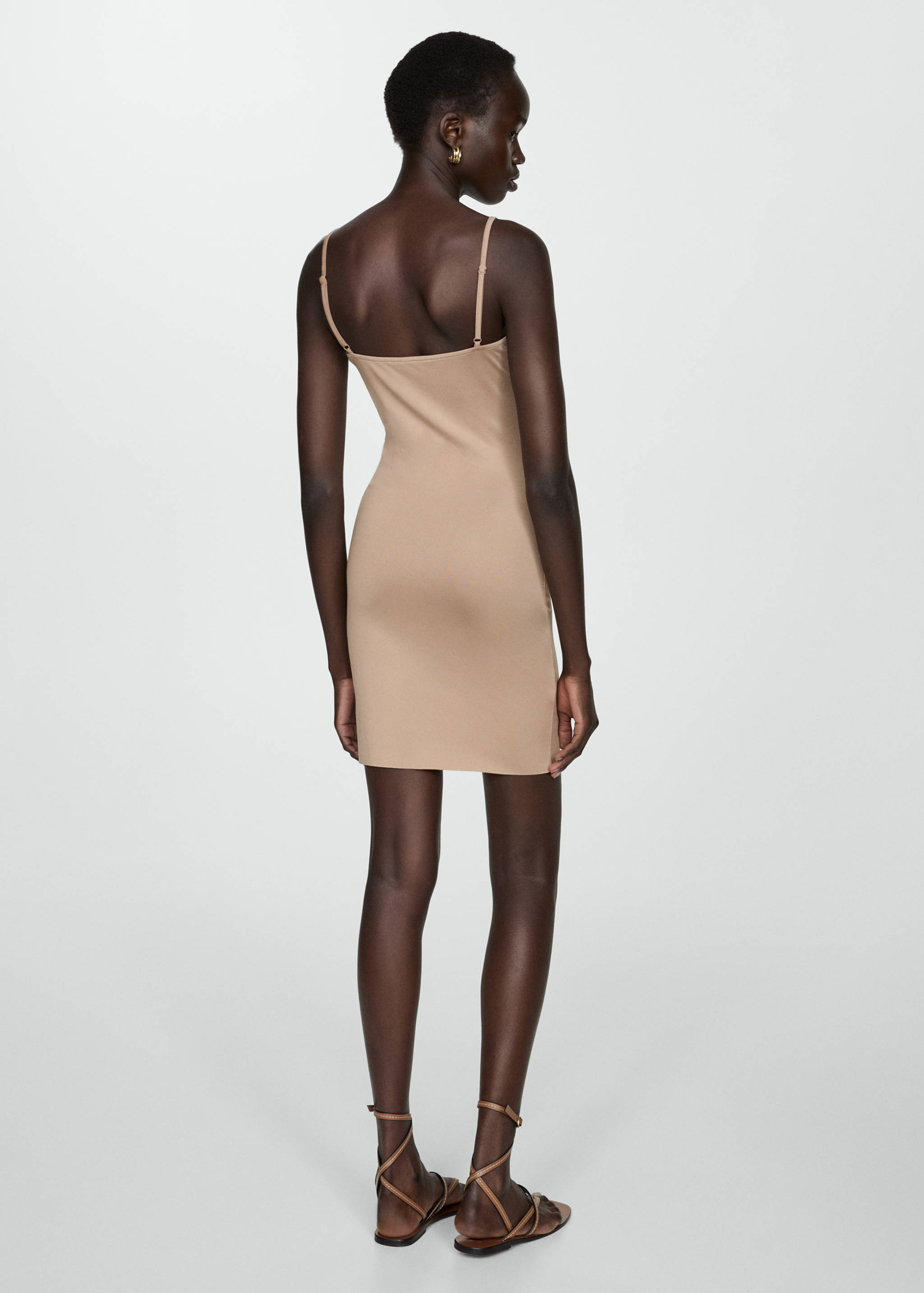 Gaun slip pendek - Versi terbalik dari barang