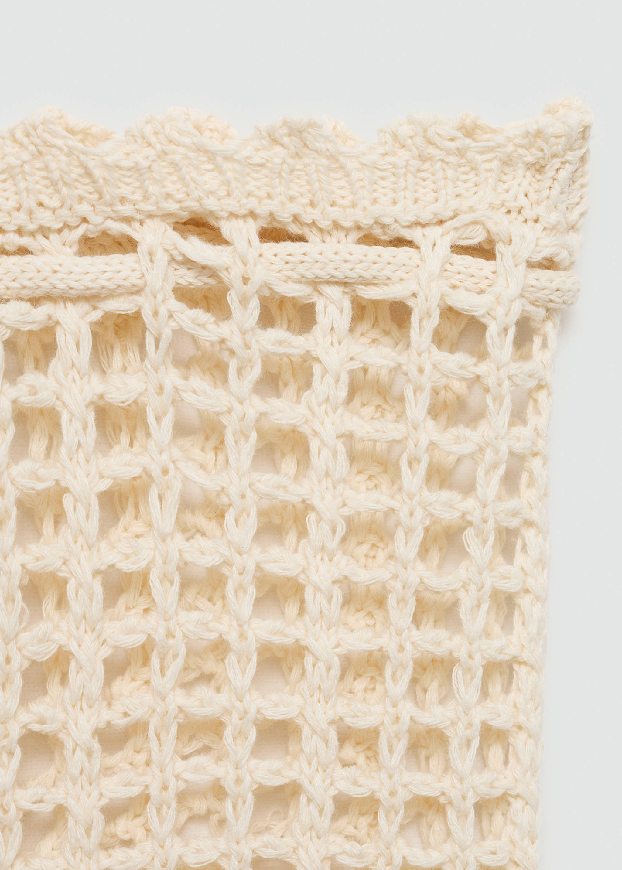 Openwork knitted trousers - Details of the article 0