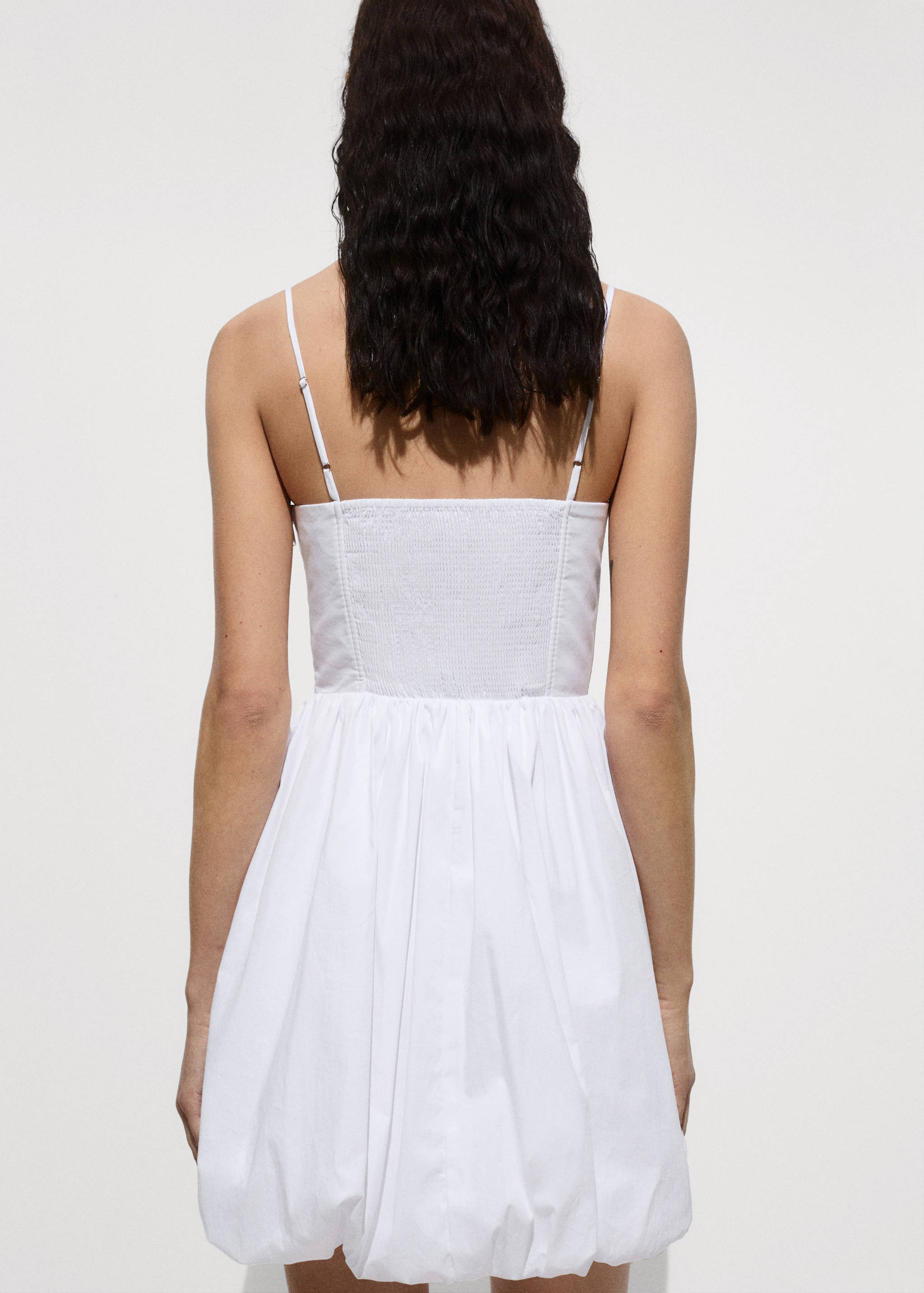 Short flared dress - Reverse of the article