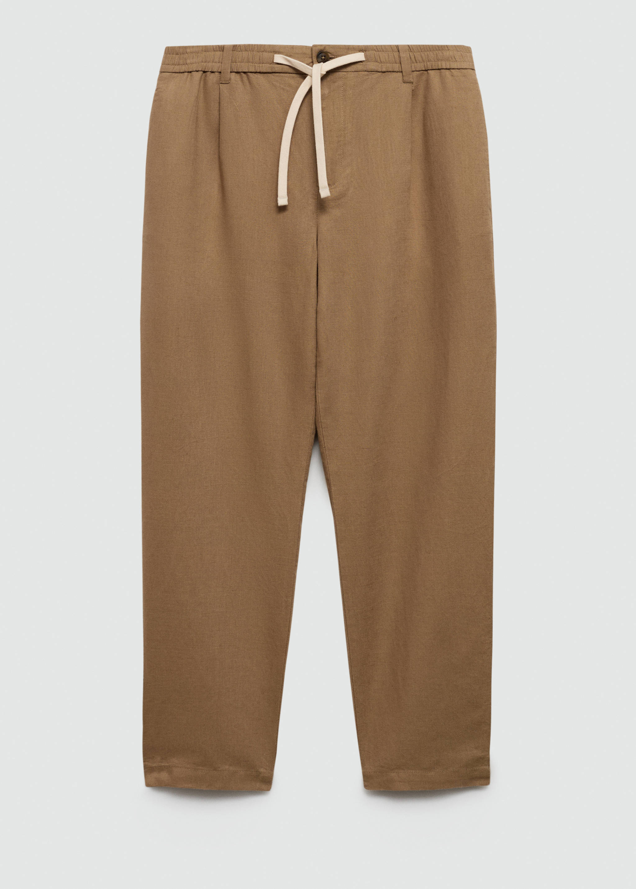 Slim Fit-Leinenhose mit Kordel - Artikel ohne Model