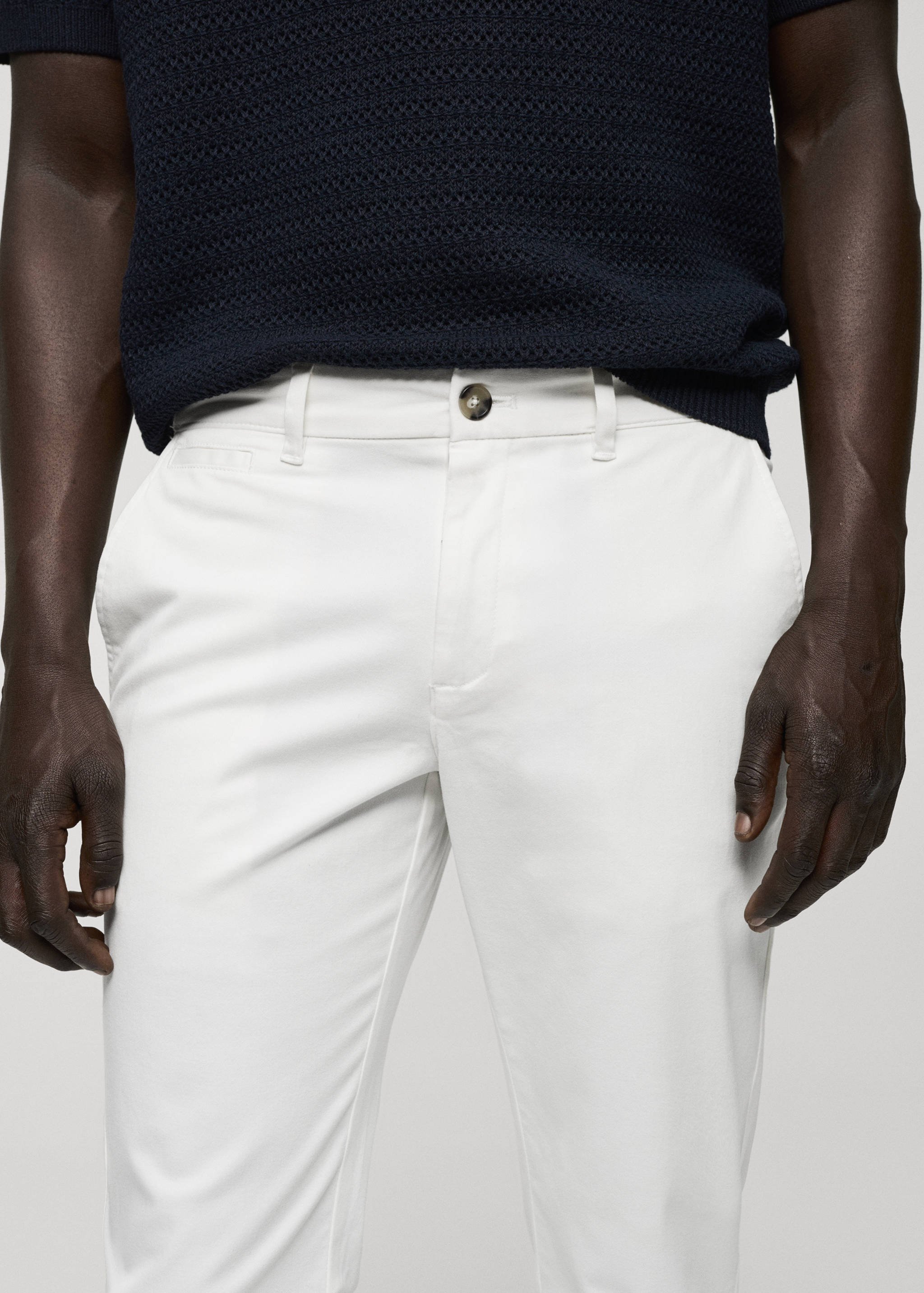 Pantalón algodón tapered crop - Detalle del artículo 1