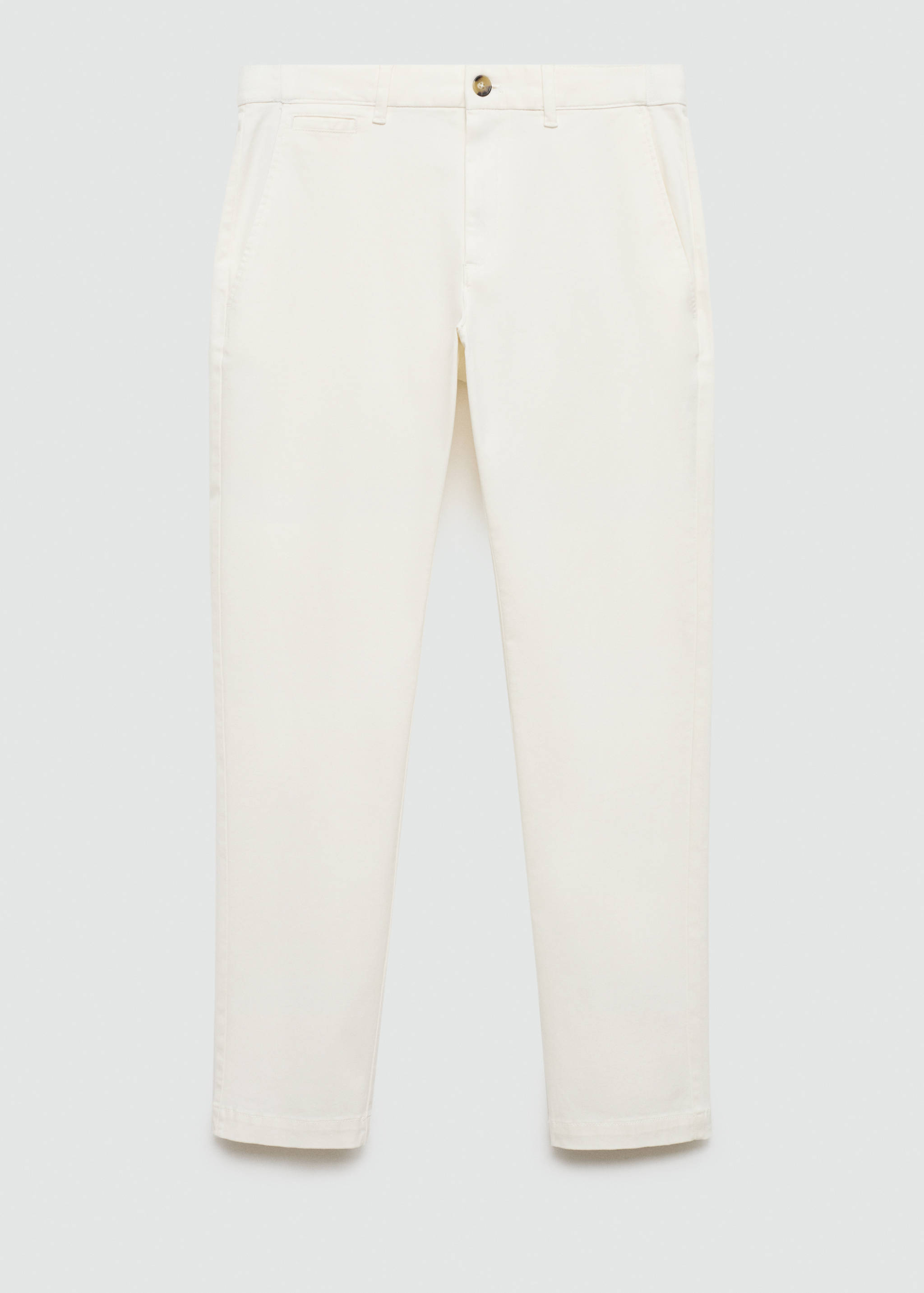 Cotton tapered crop pants - Article without model