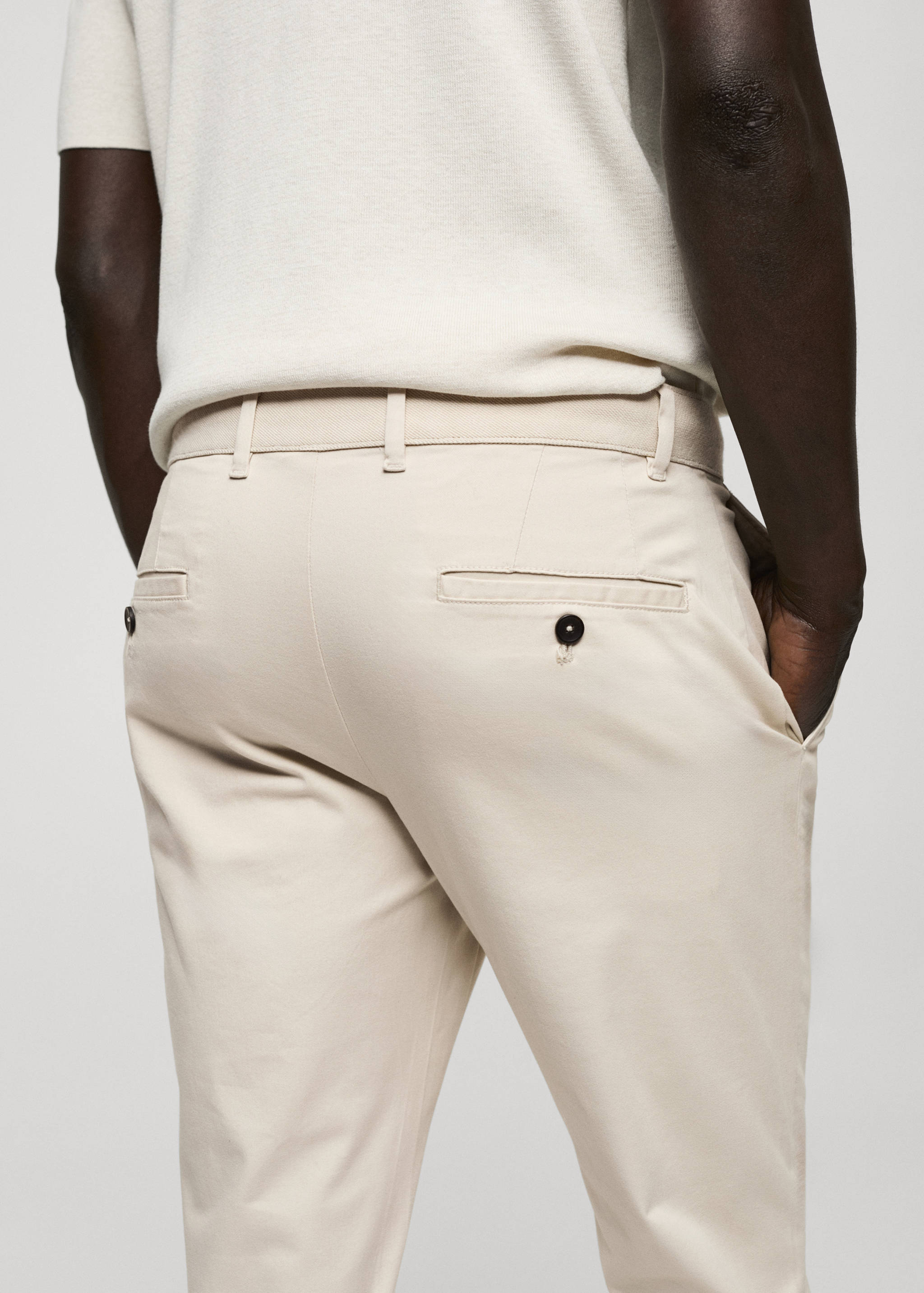 Pantalón algodón tapered crop - Detalle del artículo 6