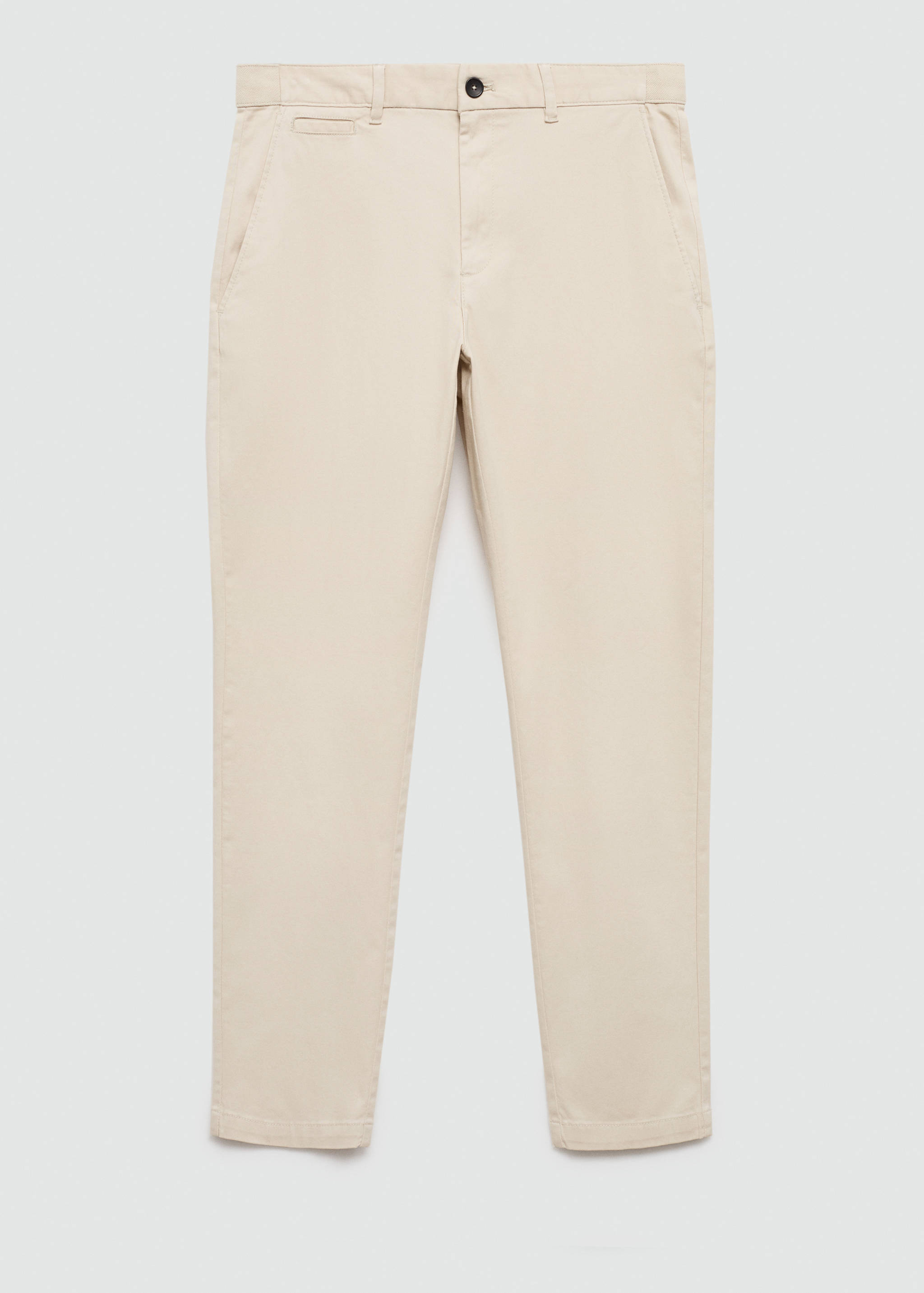 Cotton tapered crop pants - Article without model
