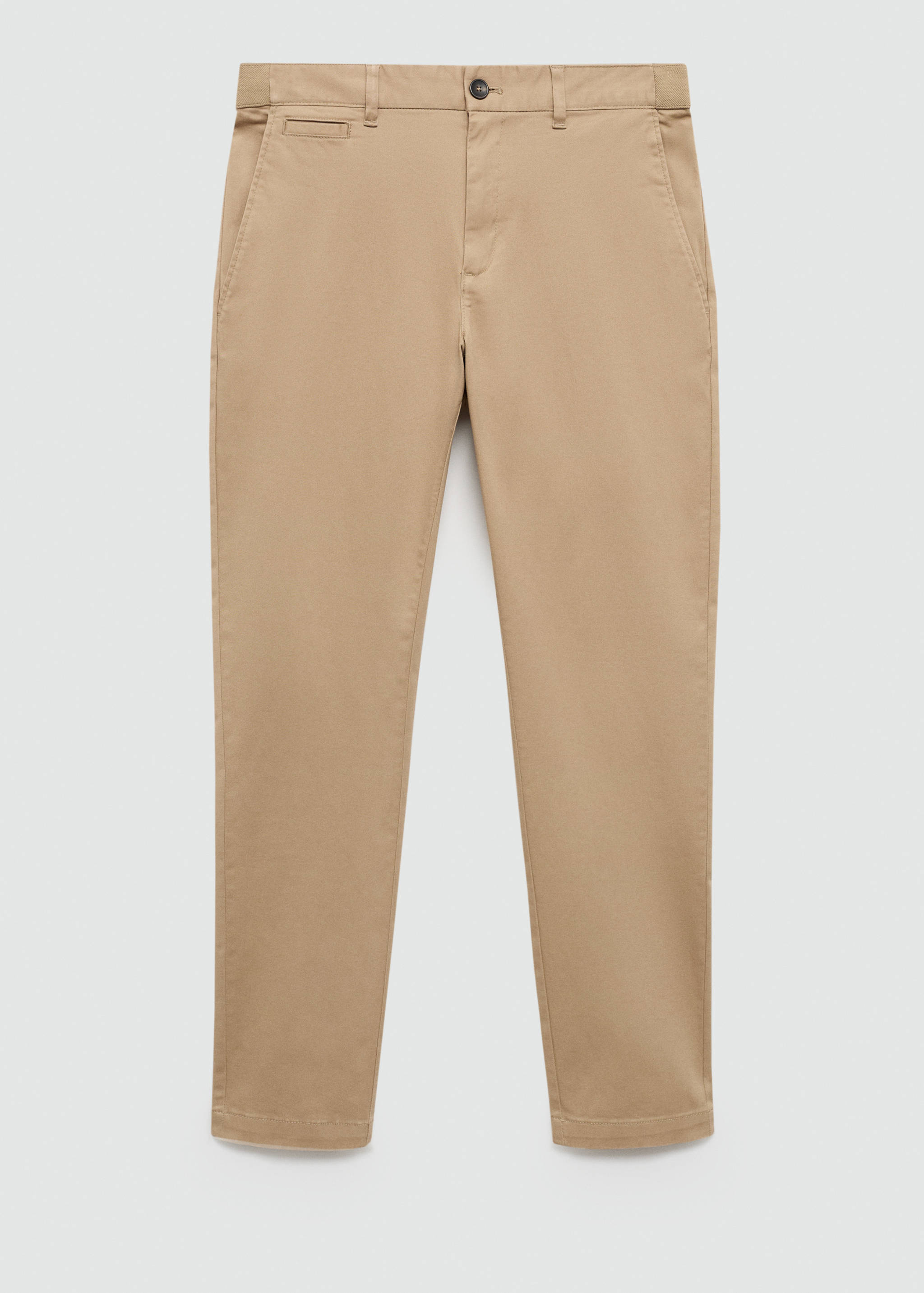 Cotton tapered crop pants - Article without model