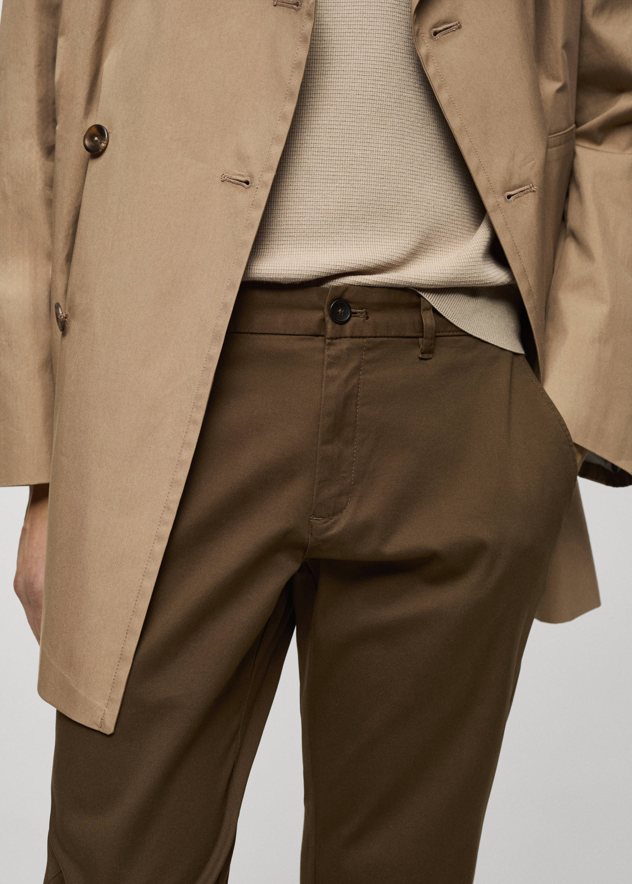 Pantalón algodón tapered crop - Detalle del artículo 1