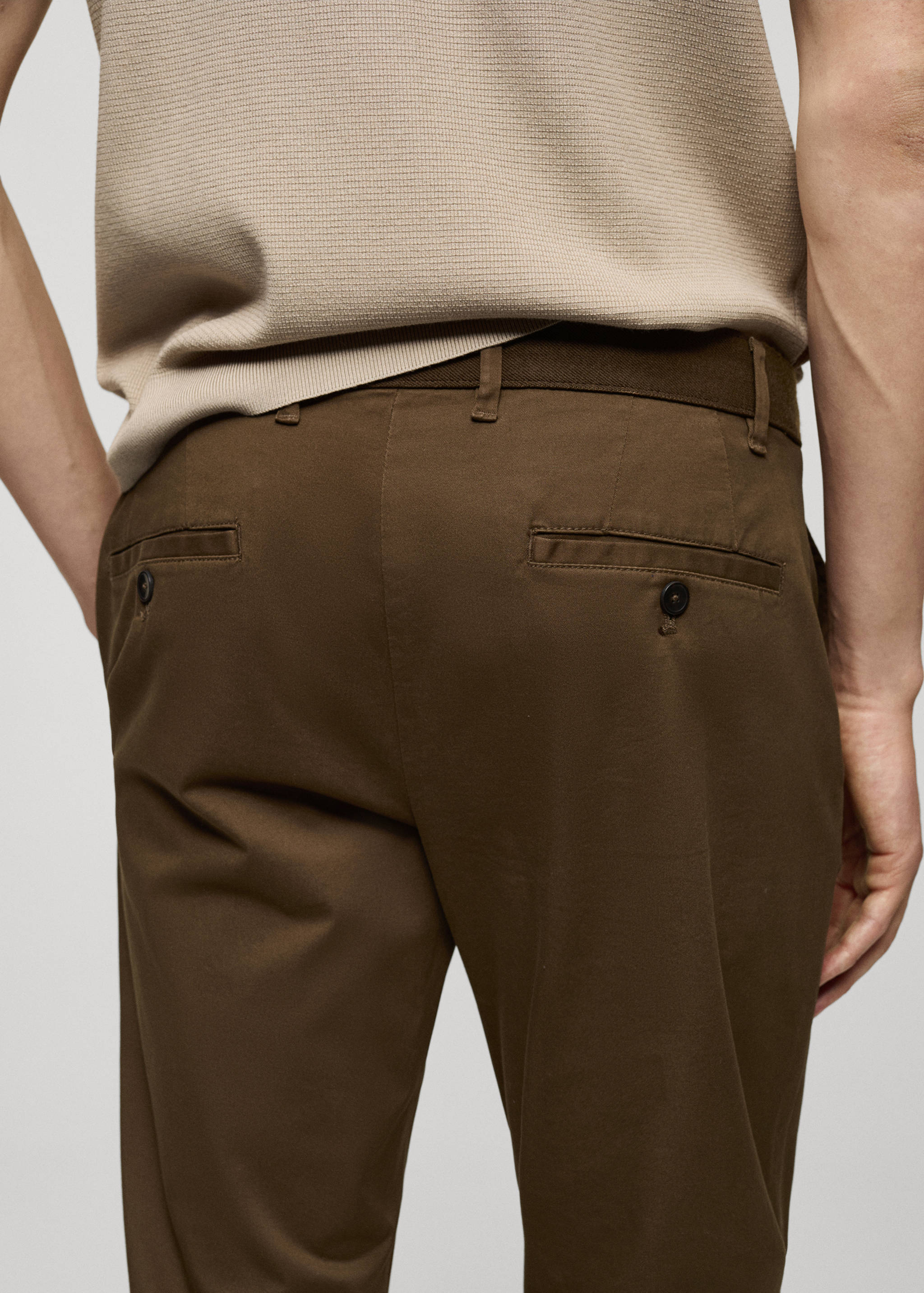 Pantalón algodón tapered crop - Detalle del artículo 6