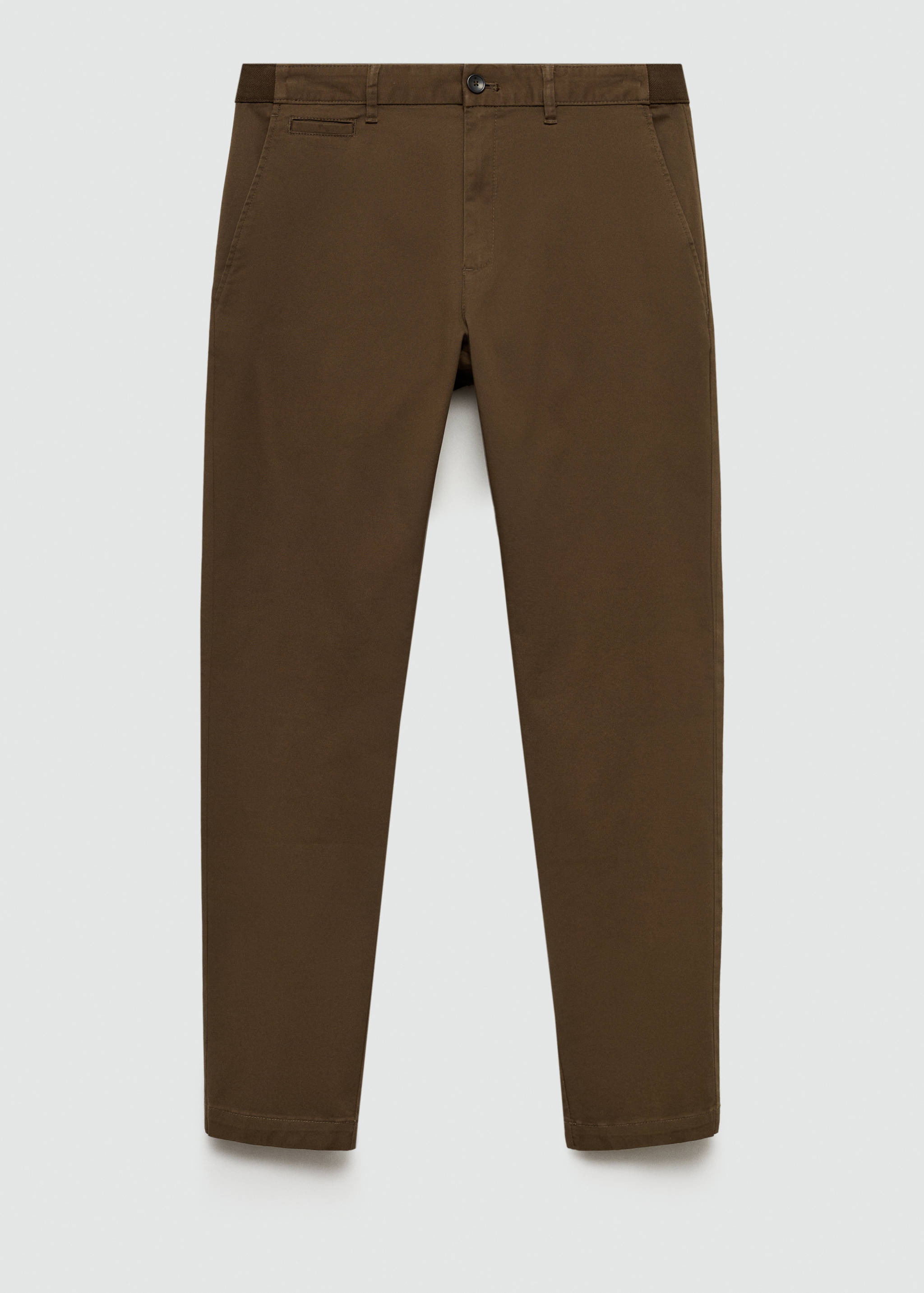 Cotton tapered crop pants - Article without model
