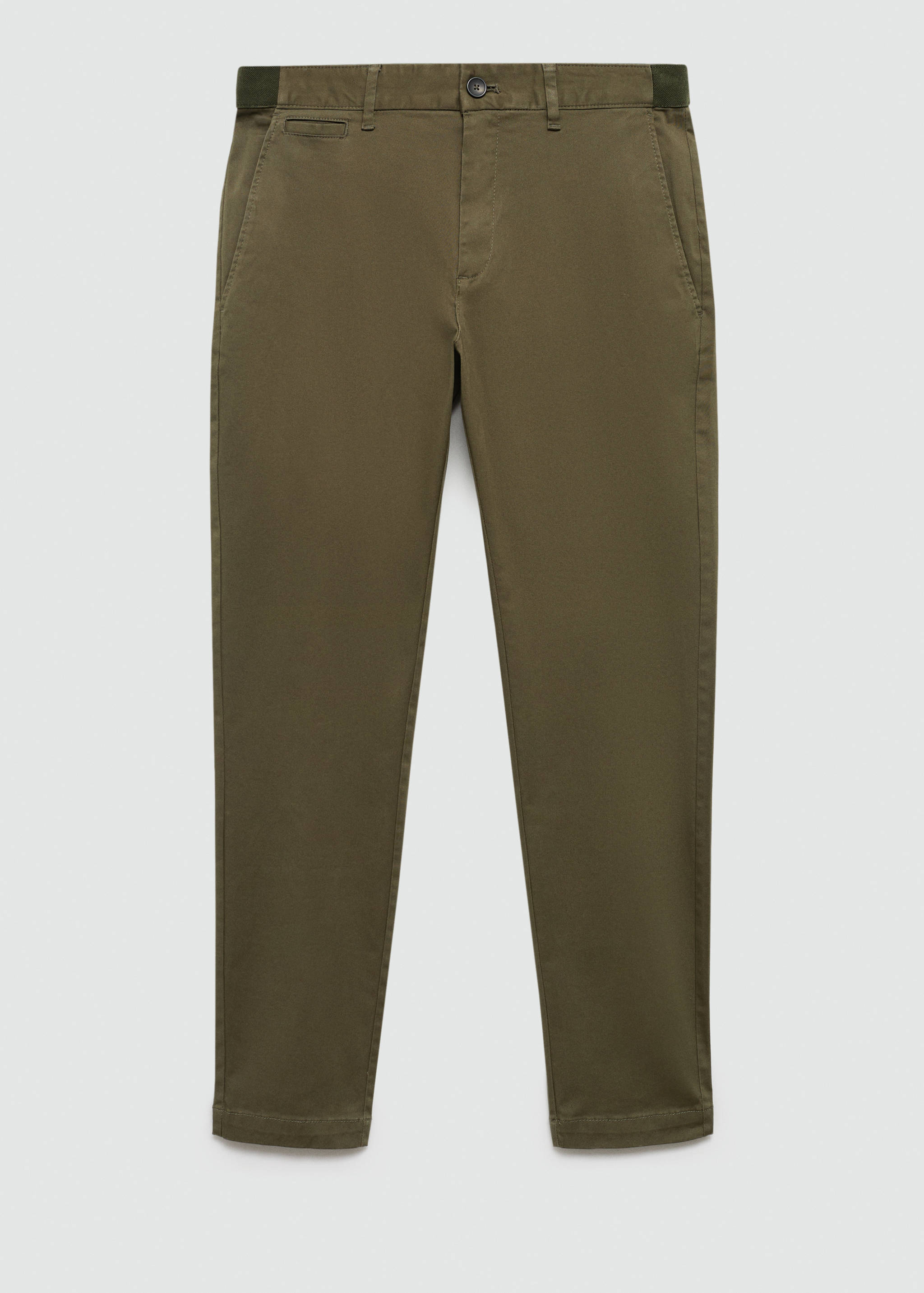 Cotton tapered crop pants - Article without model