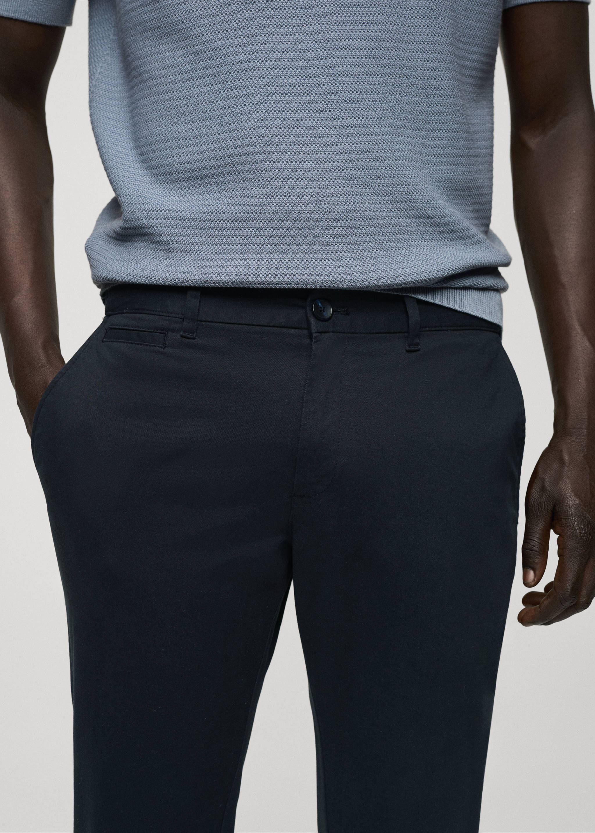 Pantalón algodón tapered crop - Detalle del artículo 1