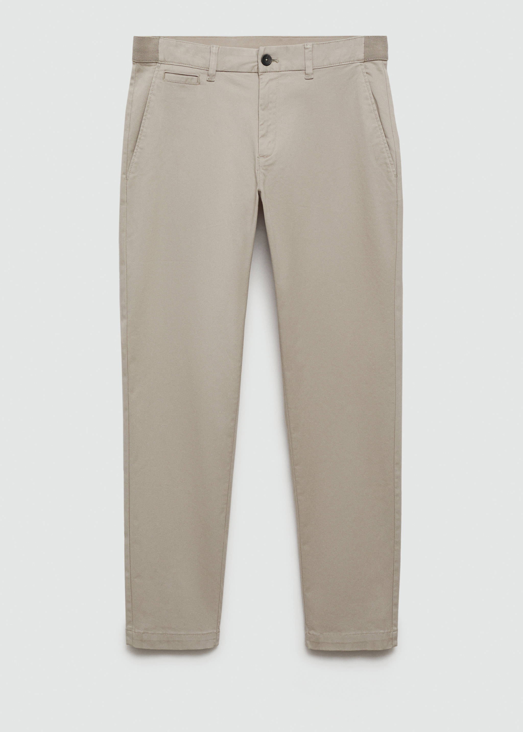 Cotton tapered crop trousers - Article without model