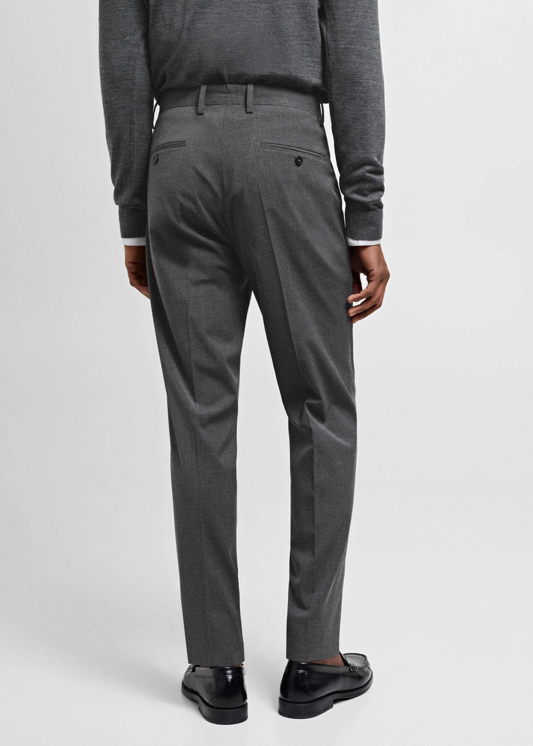 Pantalon costume slim-fit tissu comfort stretch - Verso de l’article