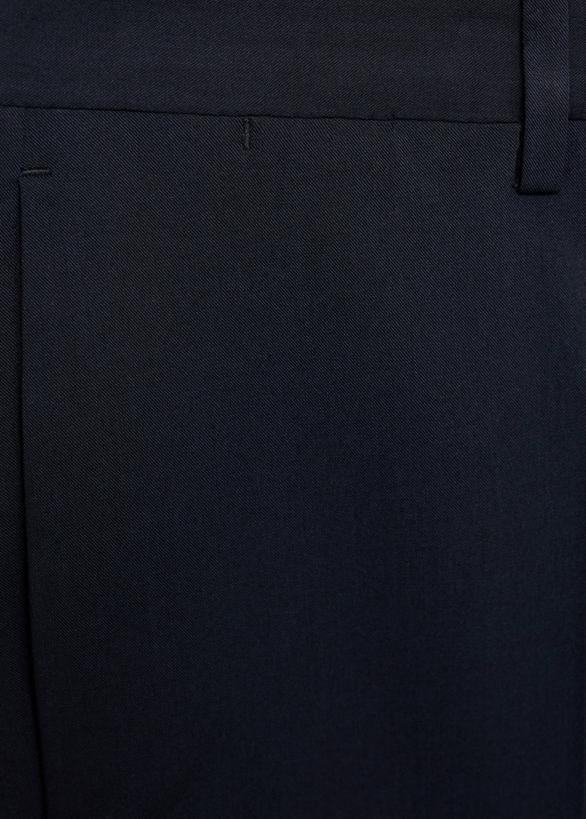 Stretch fabric super slim-fit suit trousers - Details of the article 0