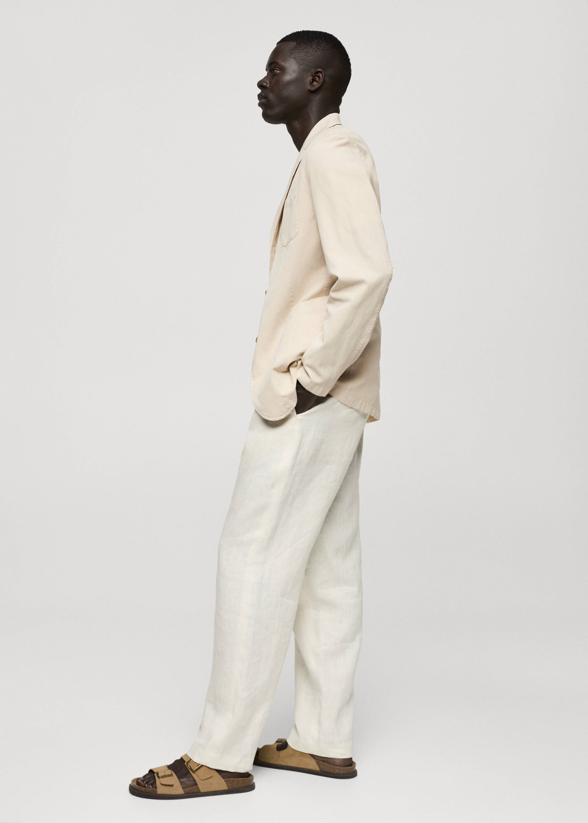 Americana lino algodón efecto lavado - Detalle del artículo 2