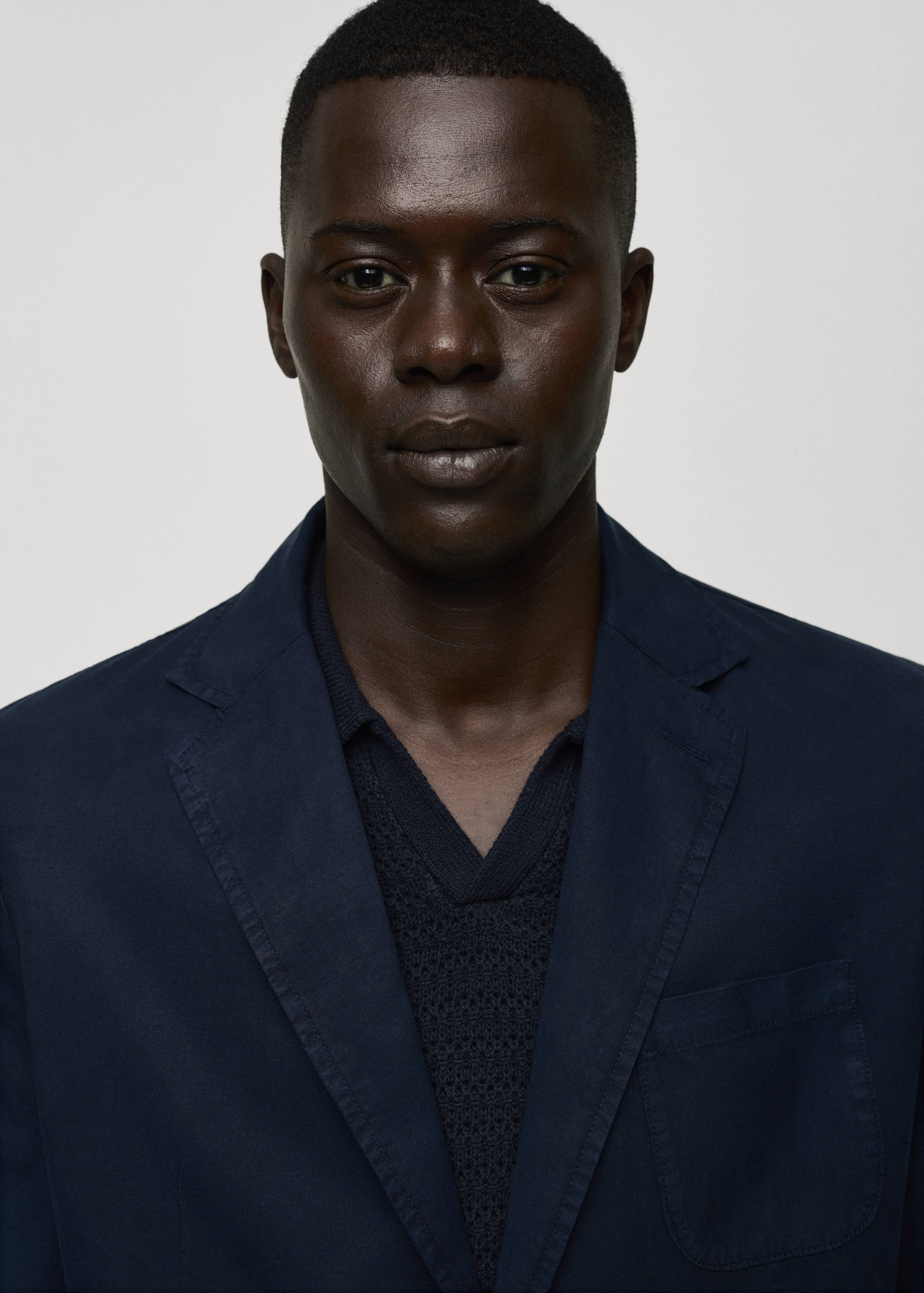 Americana lino algodón efecto lavado - Detalle del artículo 1