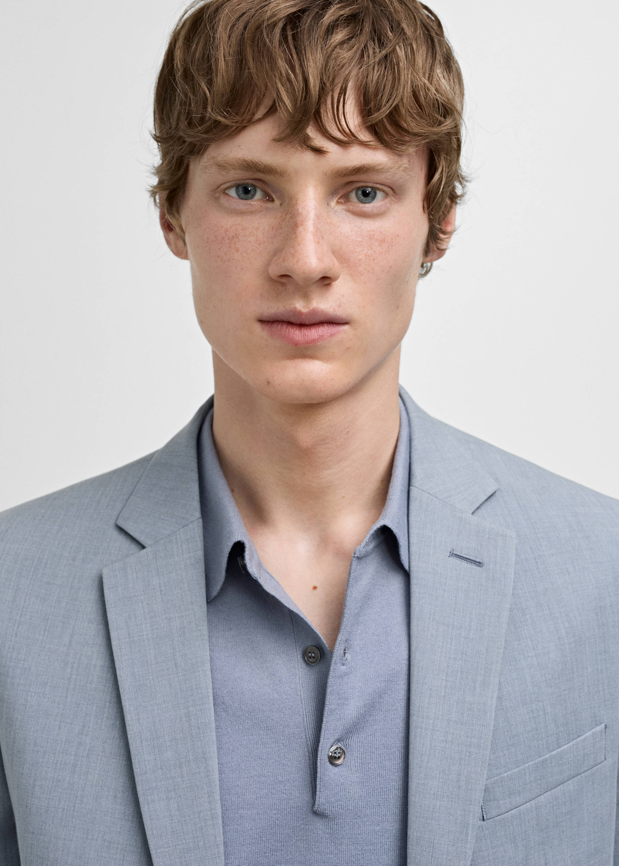 Super slim-fit suit jacket in stretch fabric - Details of the article 1