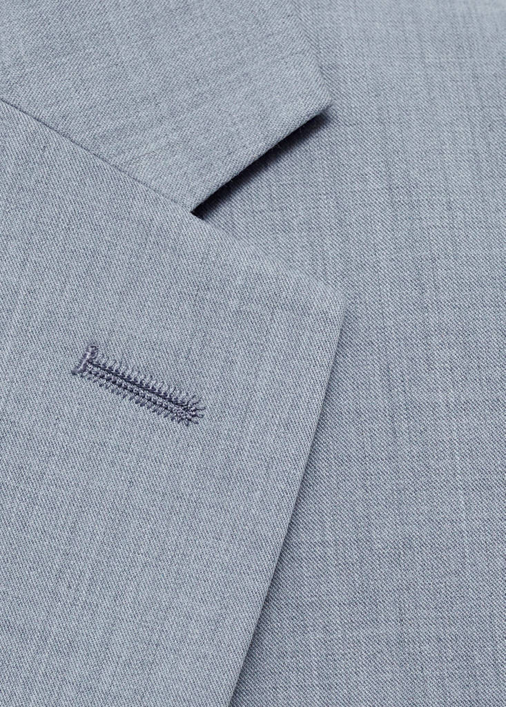 Super slim-fit suit jacket in stretch fabric — Sky Blue