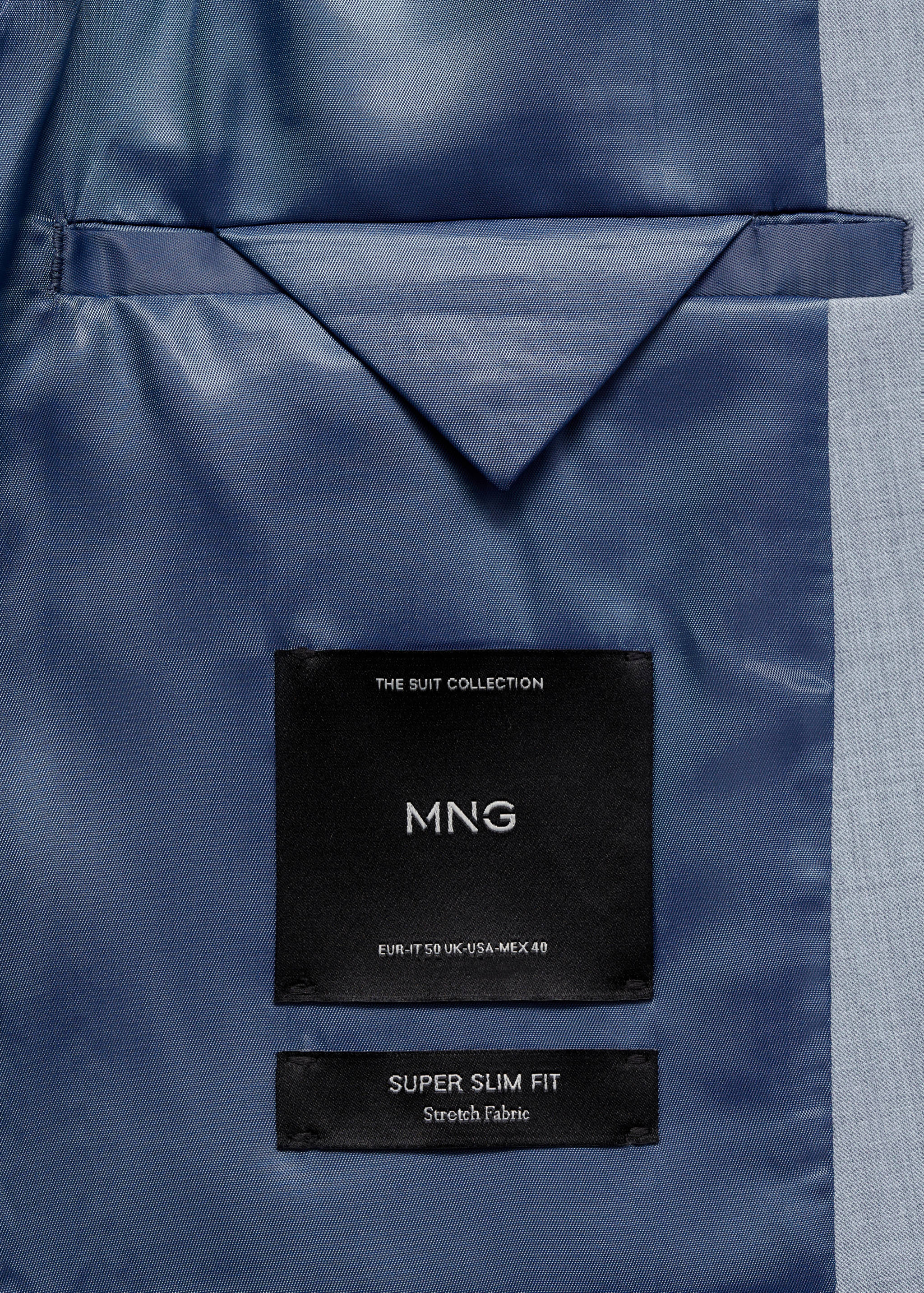 Super slim-fit suit jacket in stretch fabric - Details of the article 0