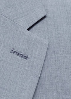 Super slim-fit suit jacket in stretch fabric — Sky Blue 17