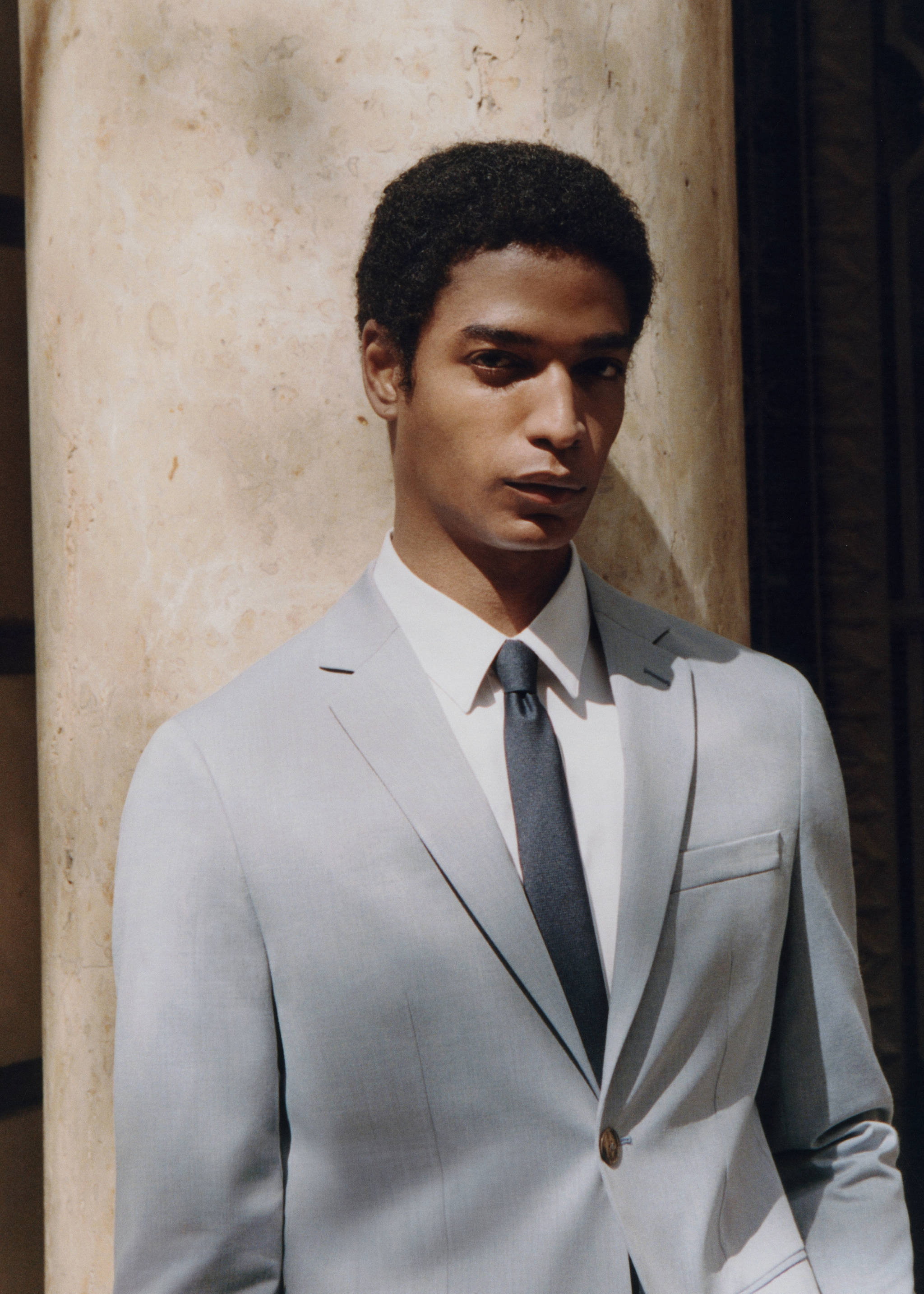 Super slim-fit suit jacket in stretch fabric - Details of the article 3