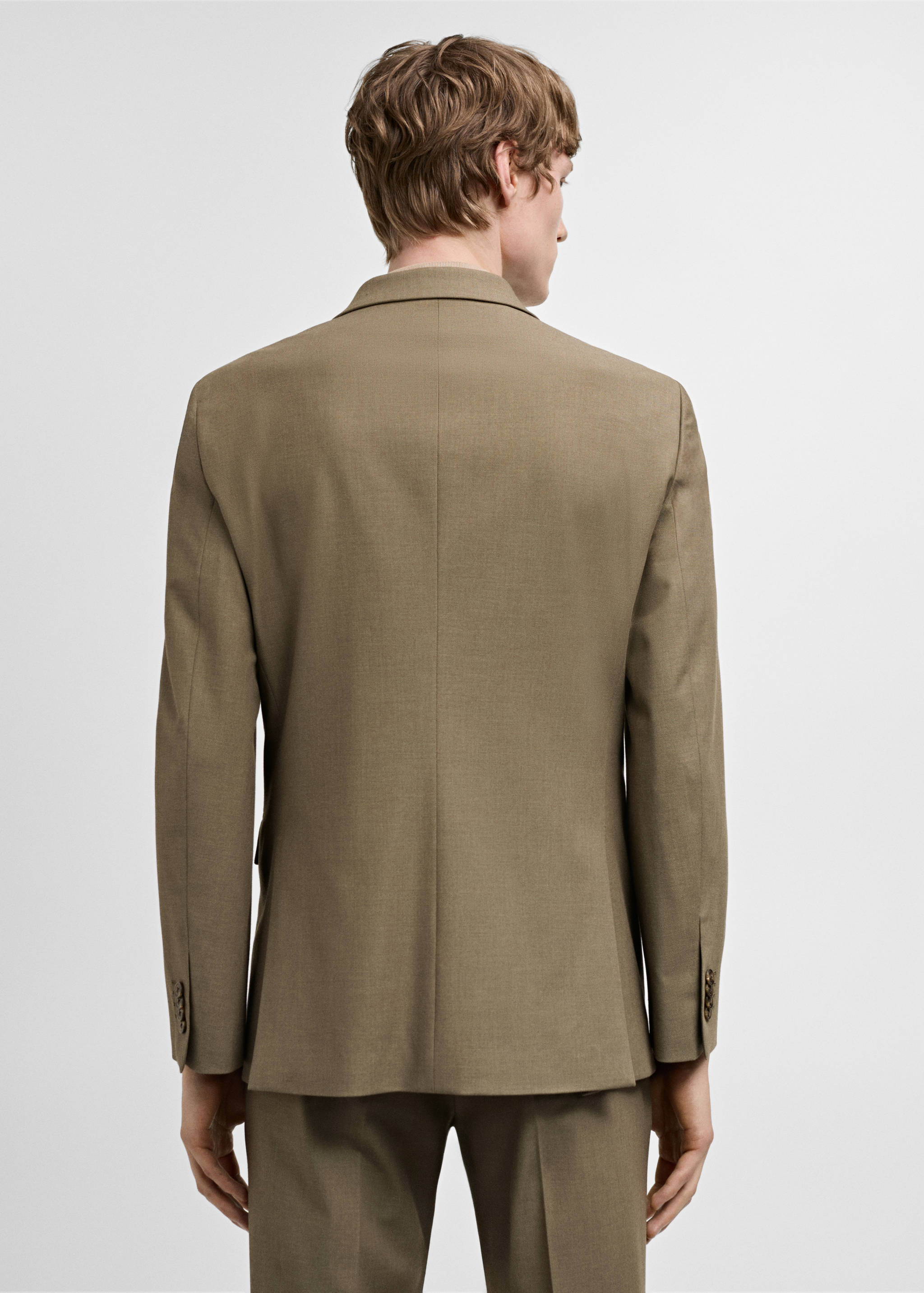 Veste costume slim-fit tissu comfort stretch - Verso de l’article