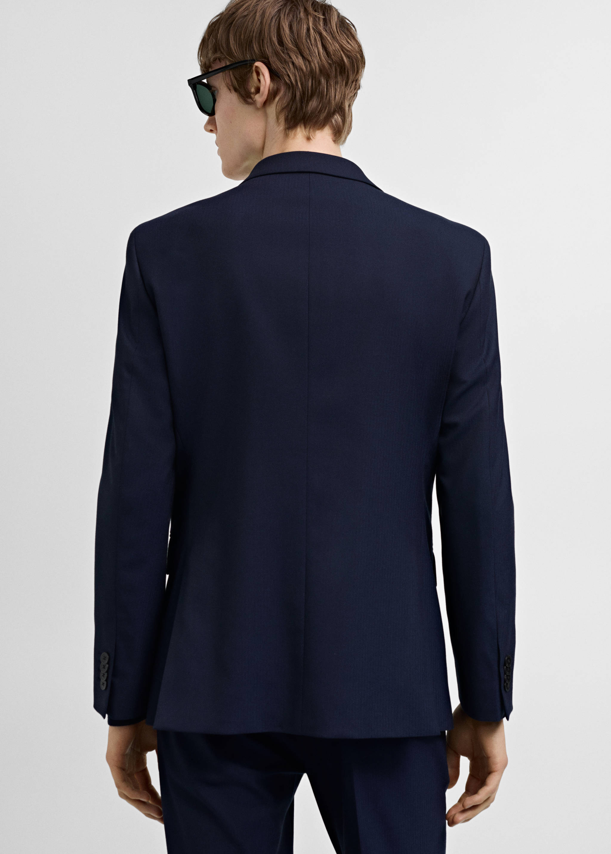 米兰修身版型西装夹克 - null