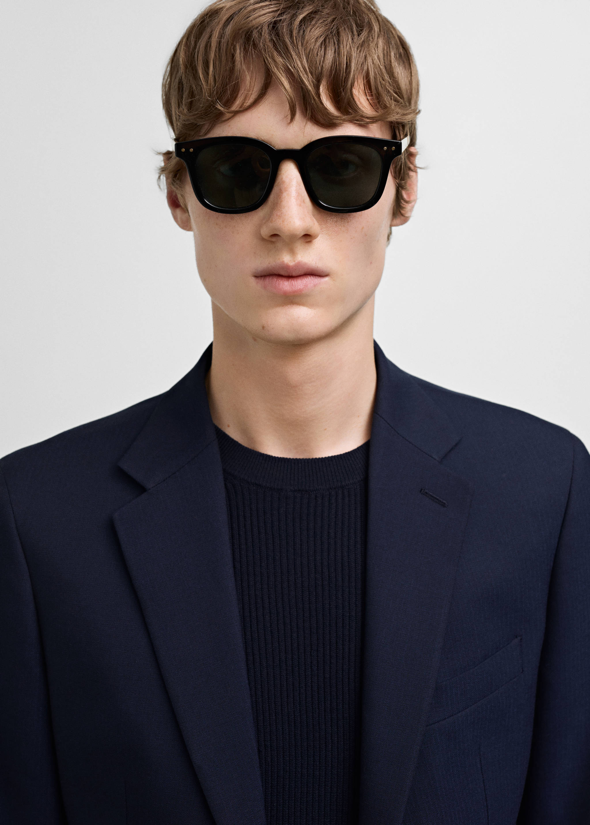 米兰修身版型西装夹克 - null