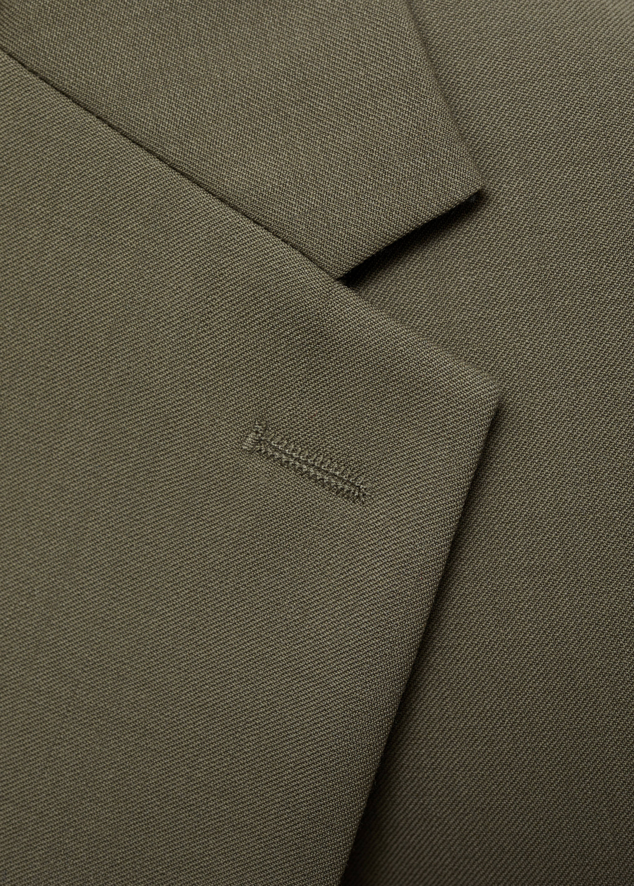 100% virgin wool slim-fit suit jacket - Details of the article 8